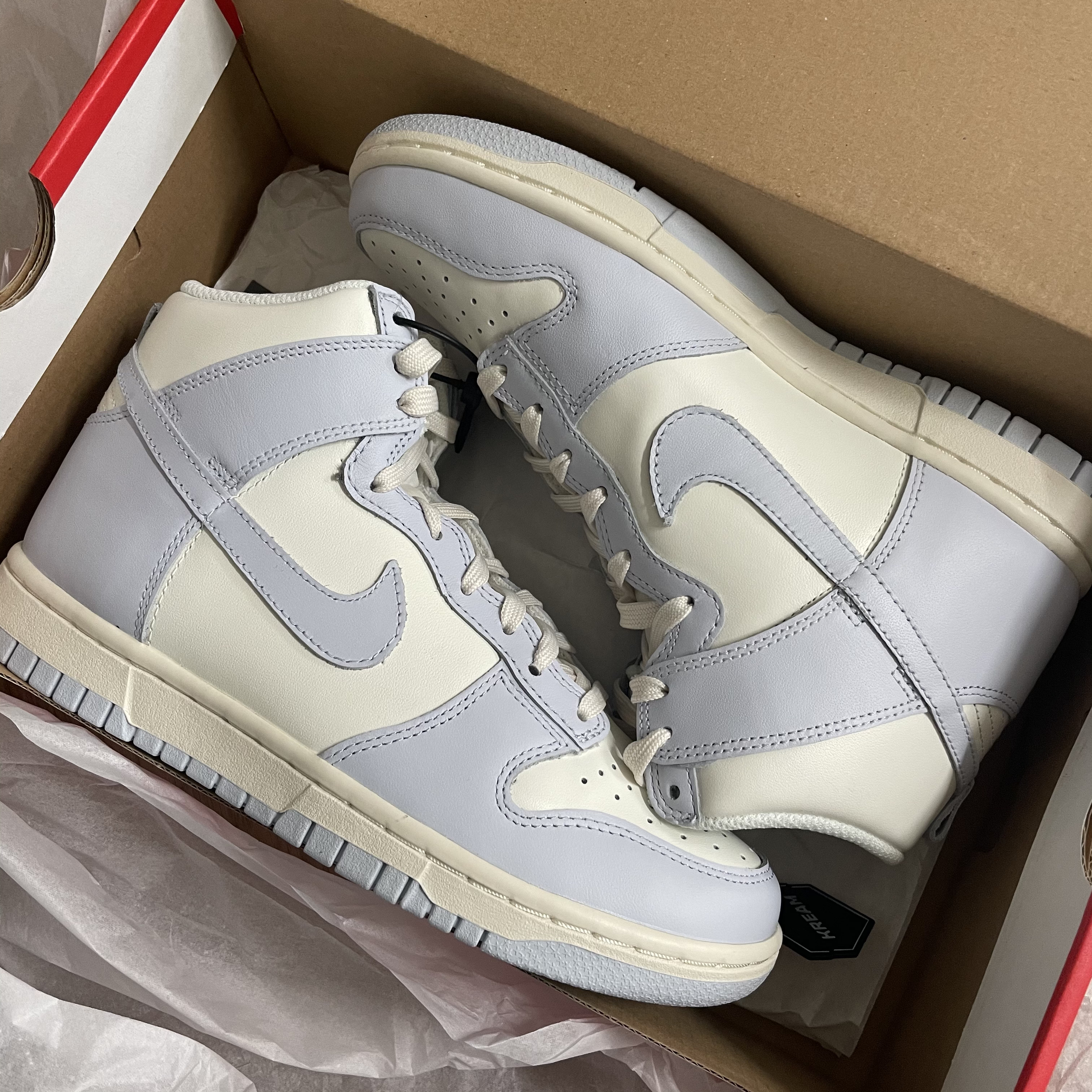 (W) Nike Dunk High Football Grey 착용 스타일
