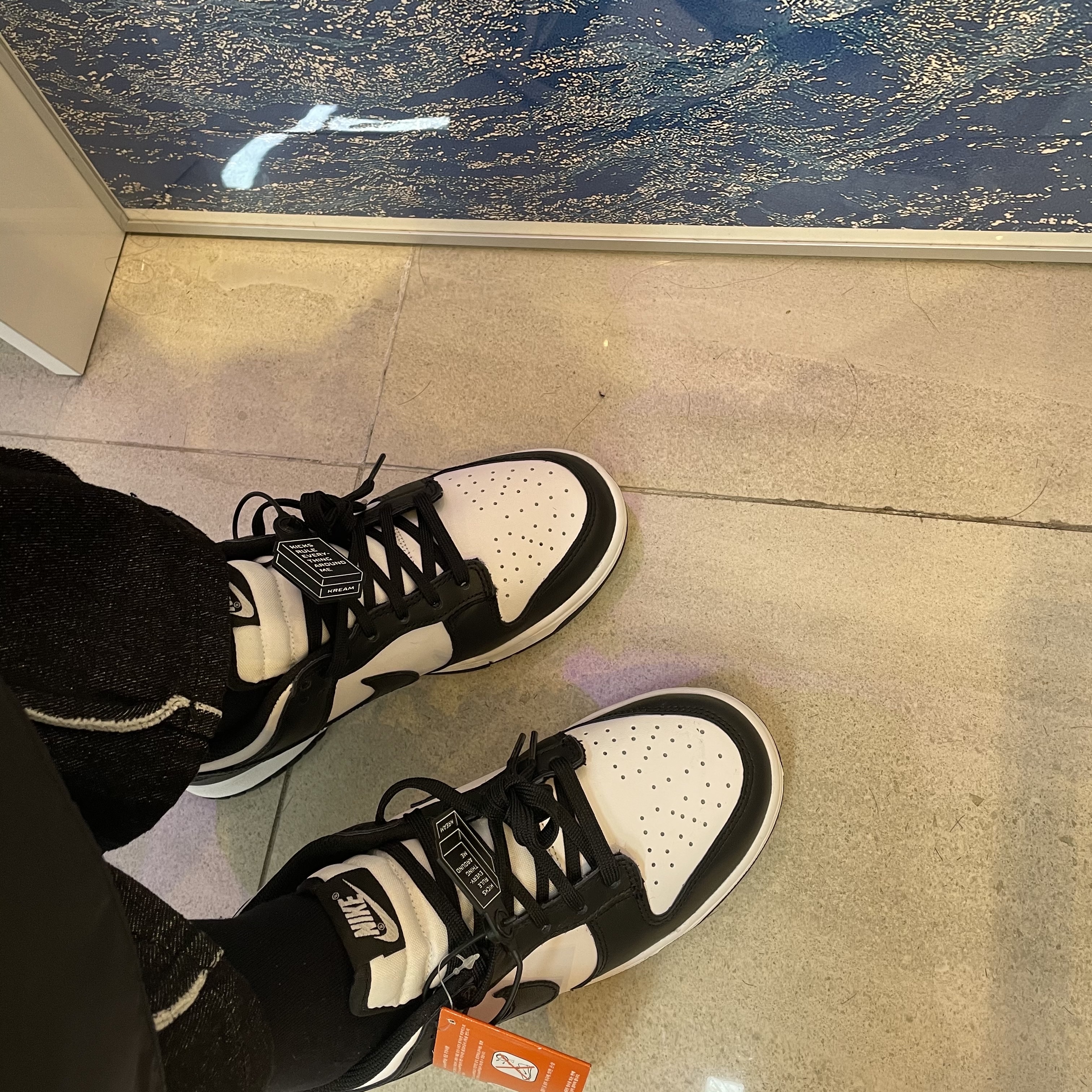 (W) Nike Dunk Low Black 착용 스타일