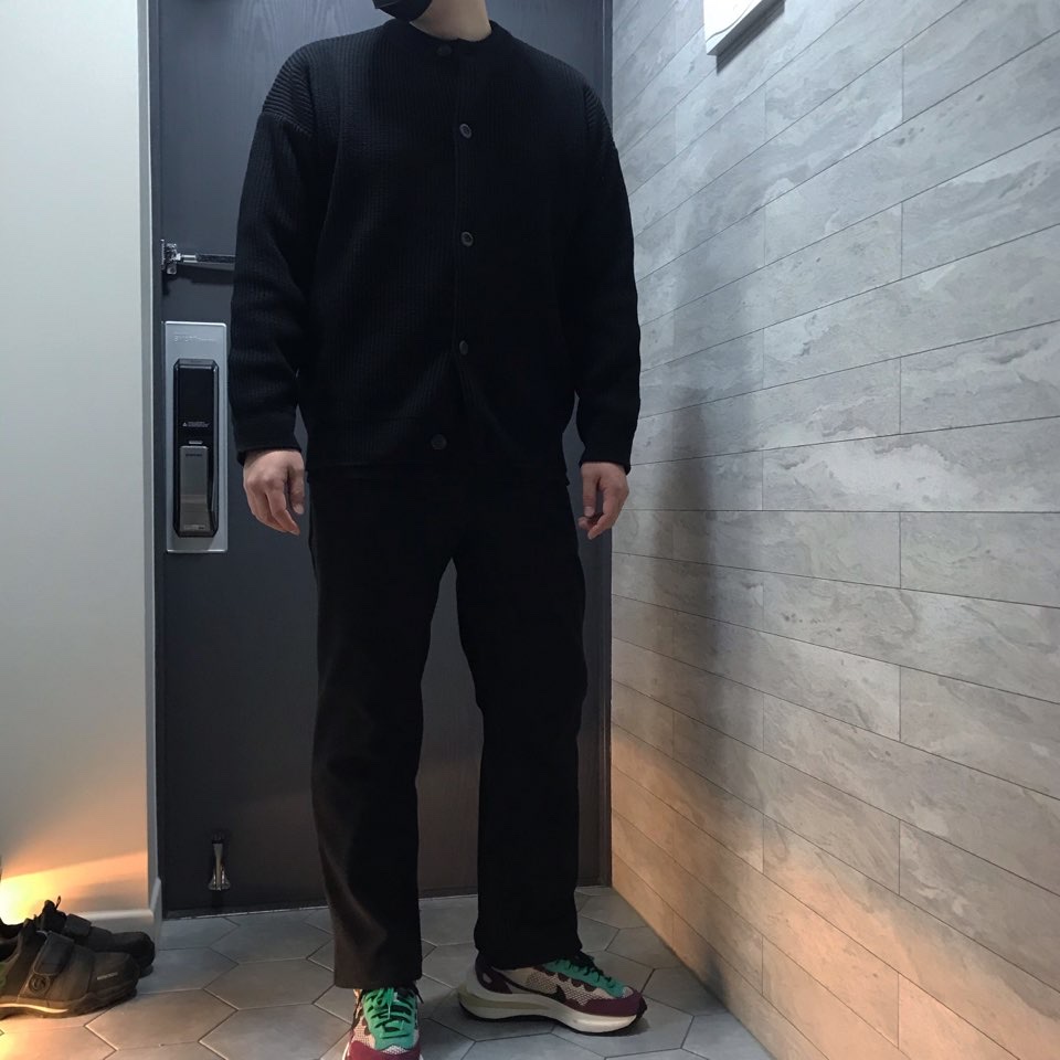 Nike x Sacai VaporWaffle String & Black Villain Red 착용 스타일