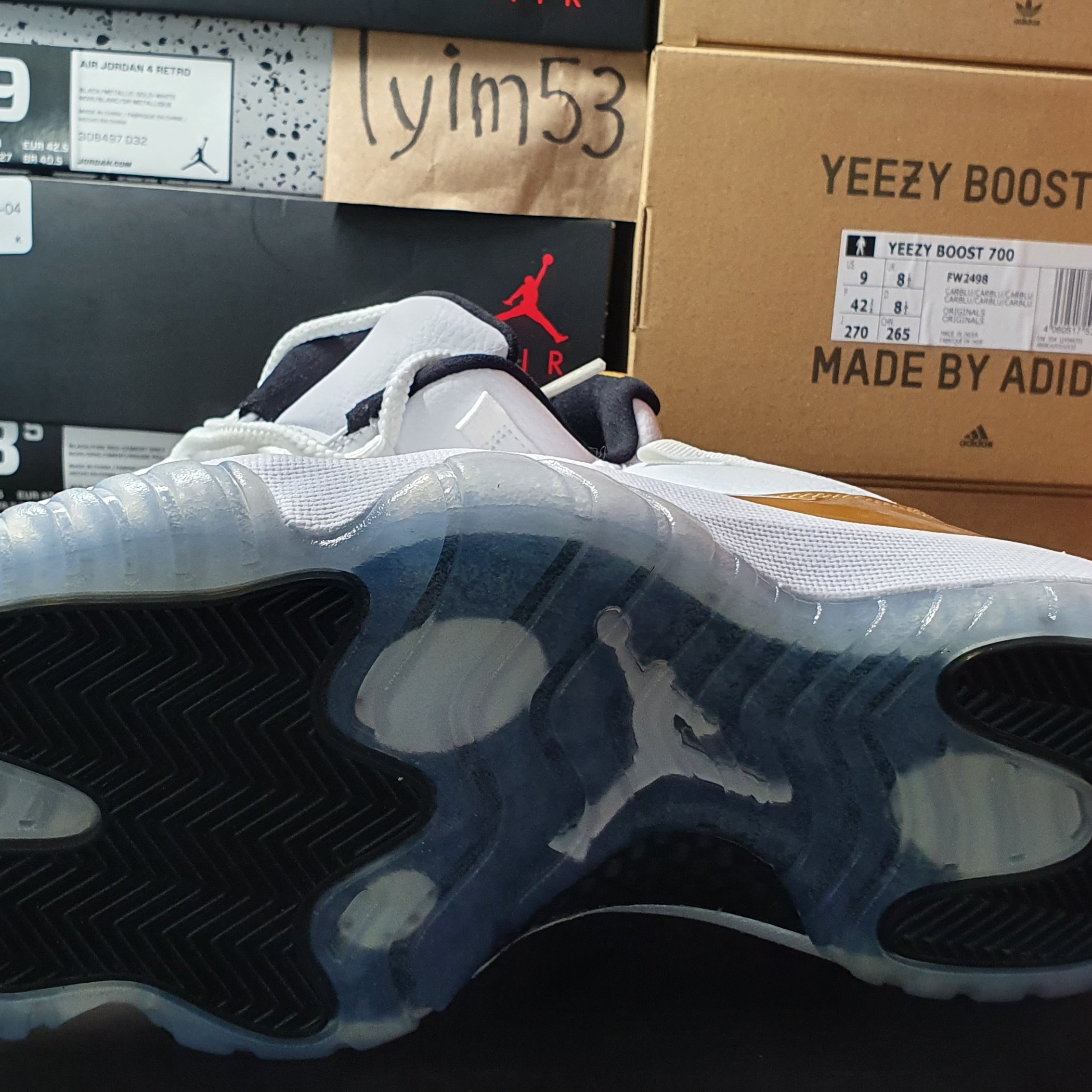 Jordan 11 Retro Win Like 82 UNC 착용 스타일 - 4