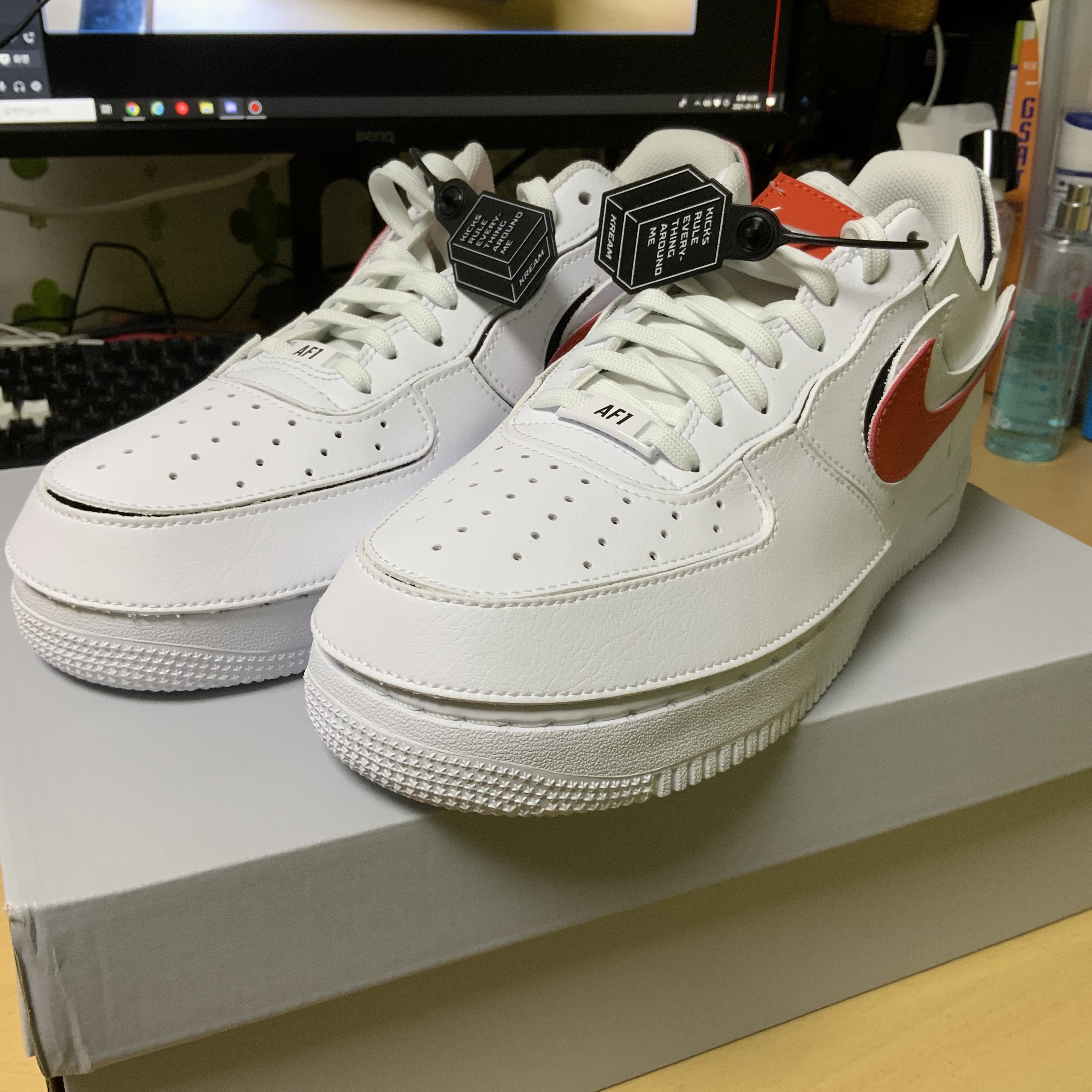 Nike Air Force 1/1 Cosmic Clay 착용 스타일
