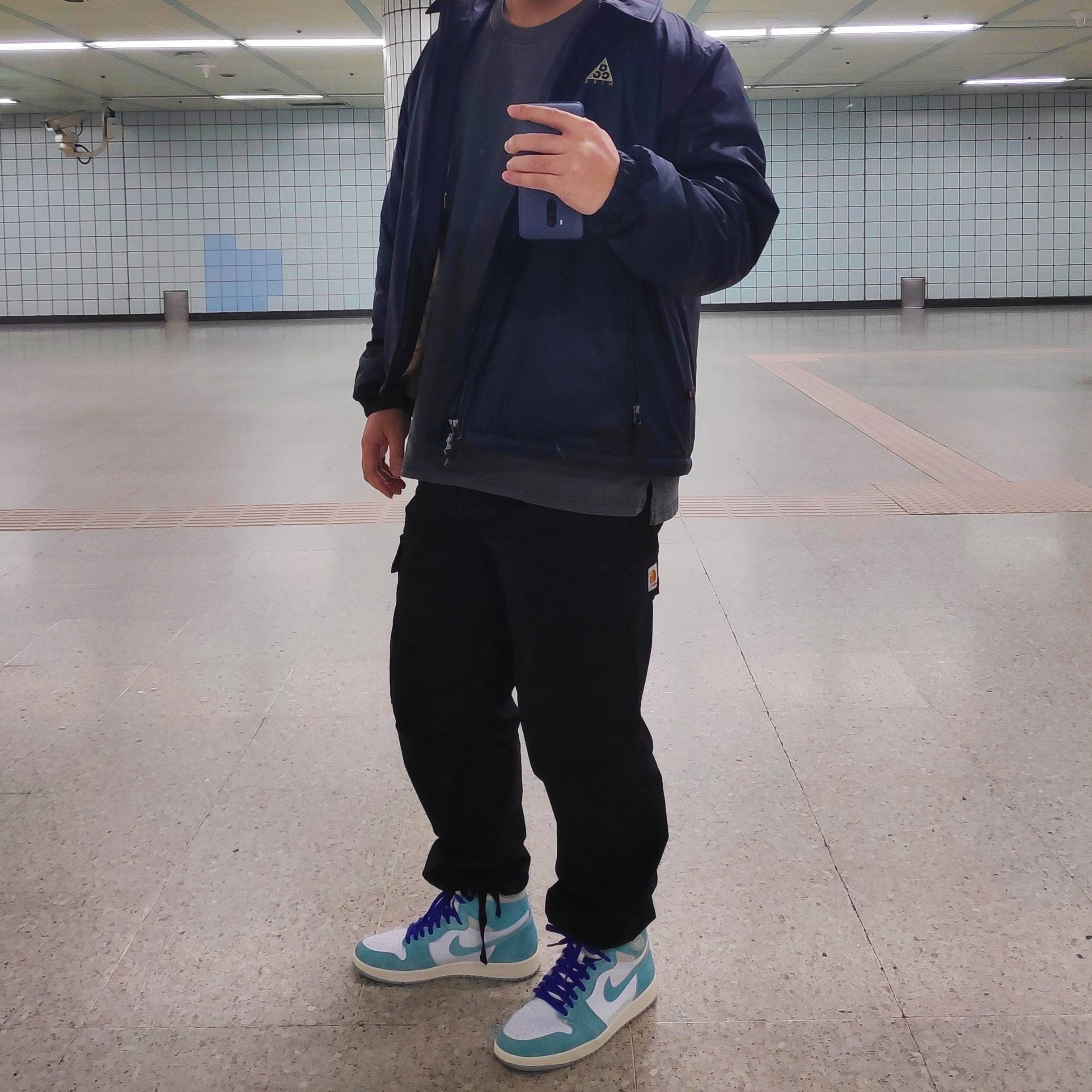 Jordan 1 Retro High OG Turbo Green 착용 스타일