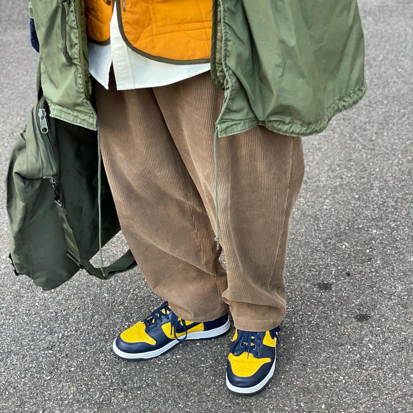 Nike Dunk High SP Maize & Blue 착용 스타일 - 2