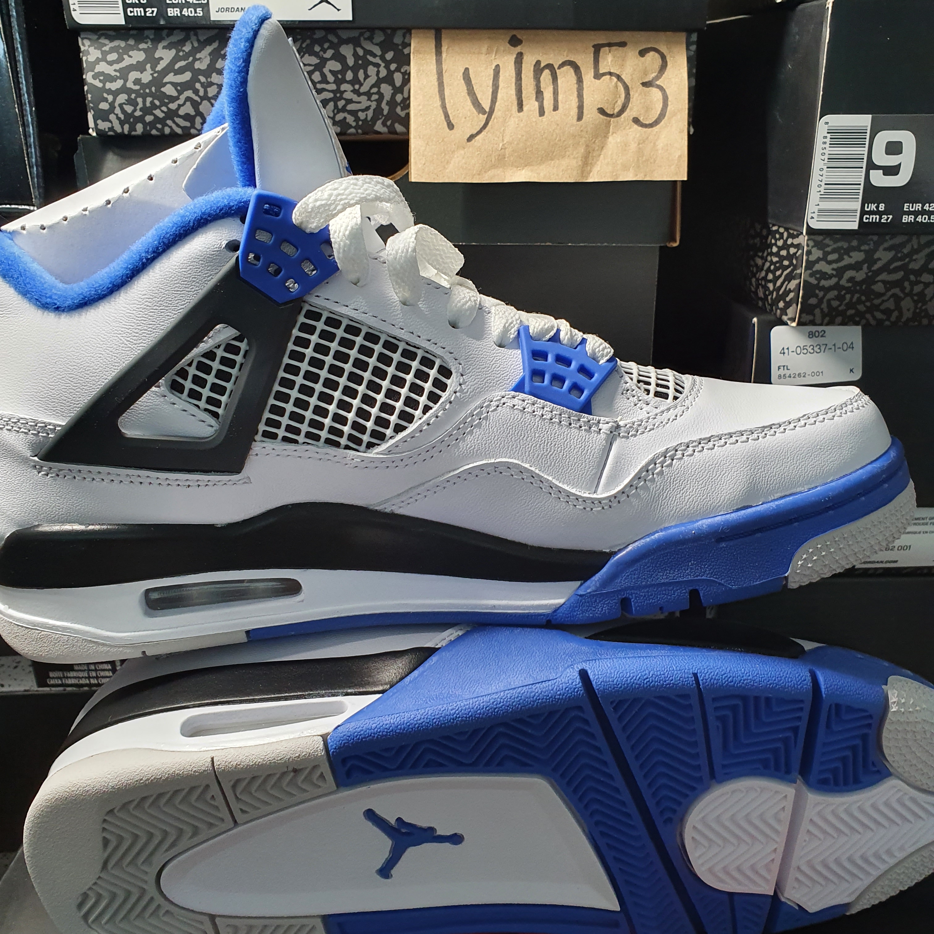Jordan 4 Retro Motorsports 2017 착용 스타일 - 2