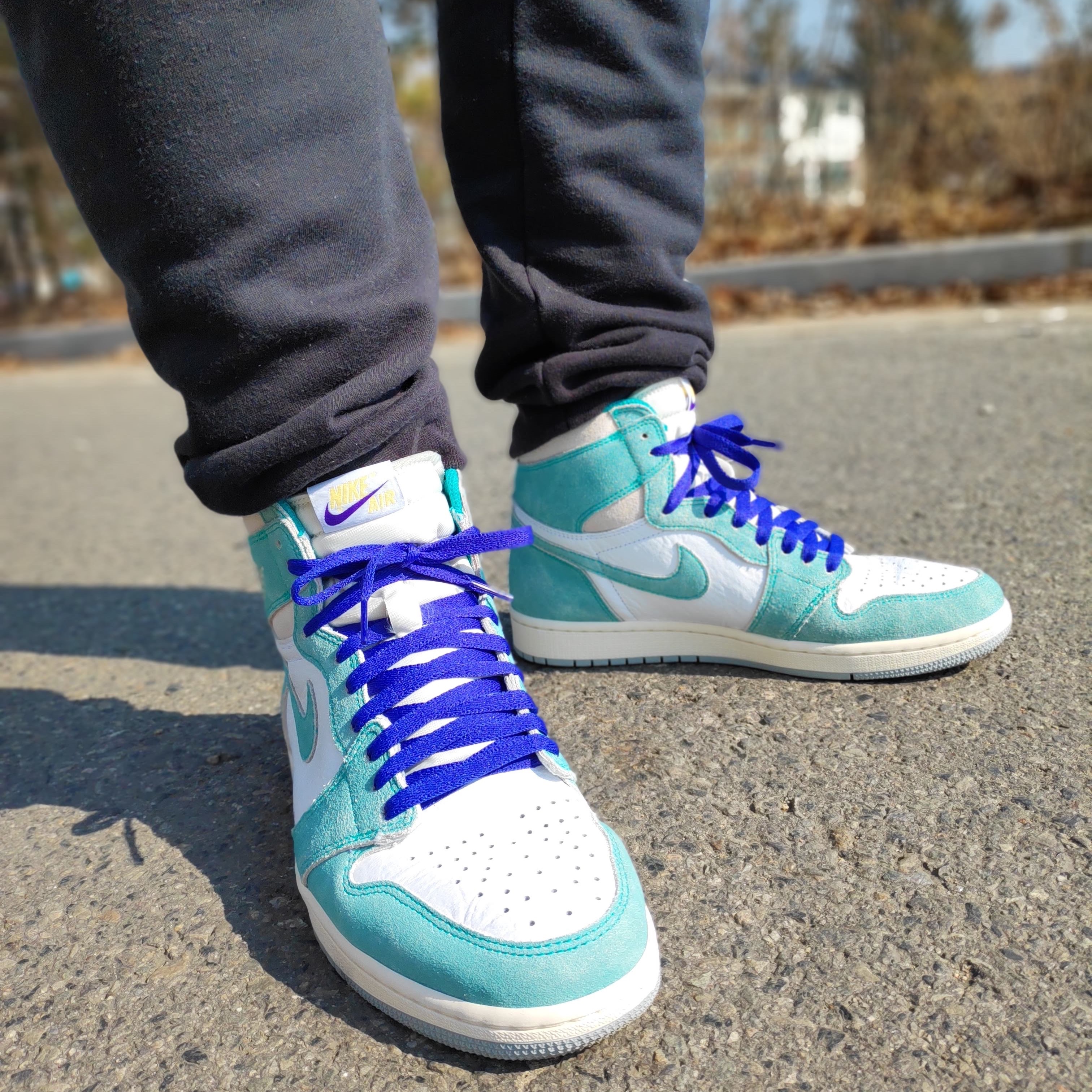 Jordan 1 Retro High OG Turbo Green 착용 스타일