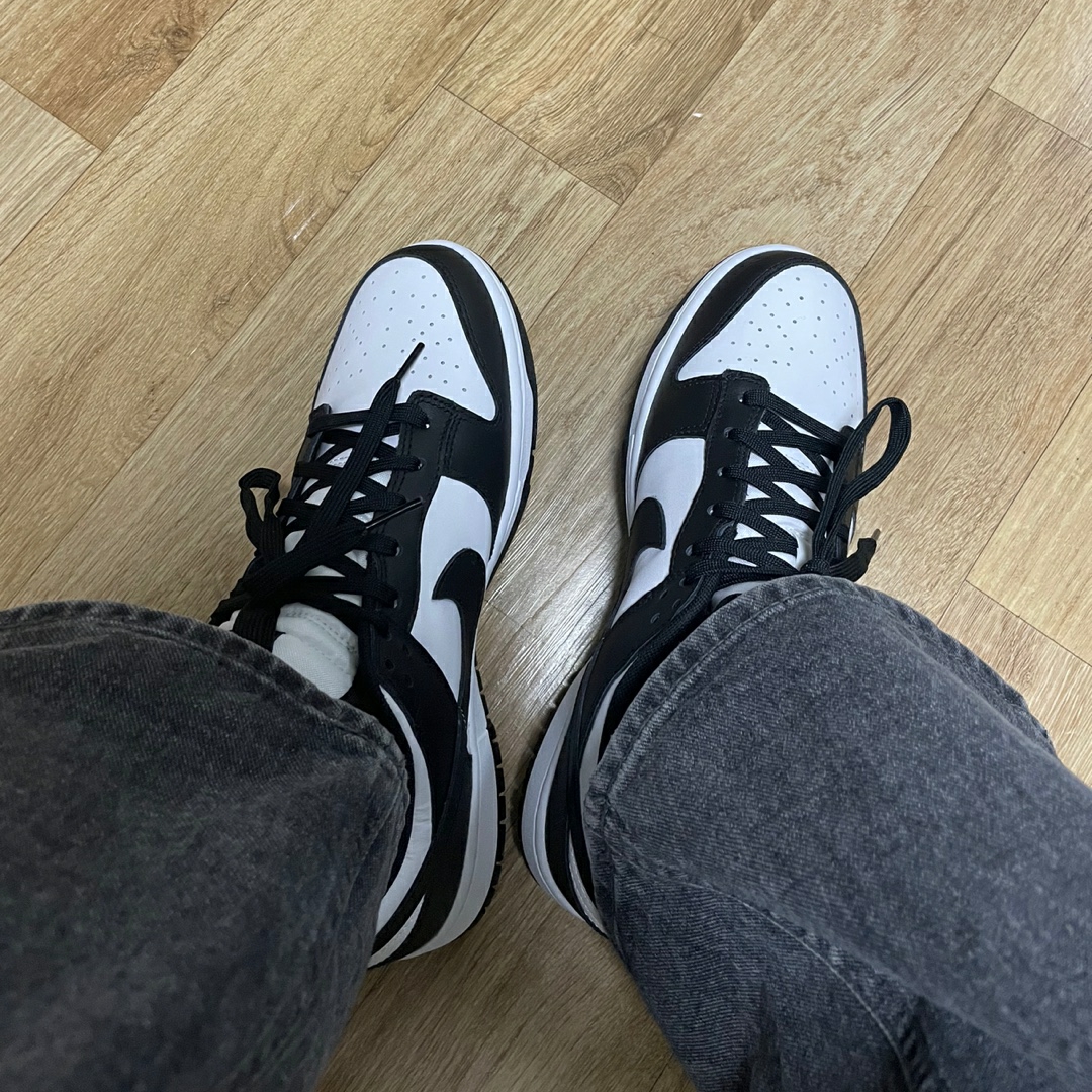 Nike Dunk Low Retro Black 착용 스타일