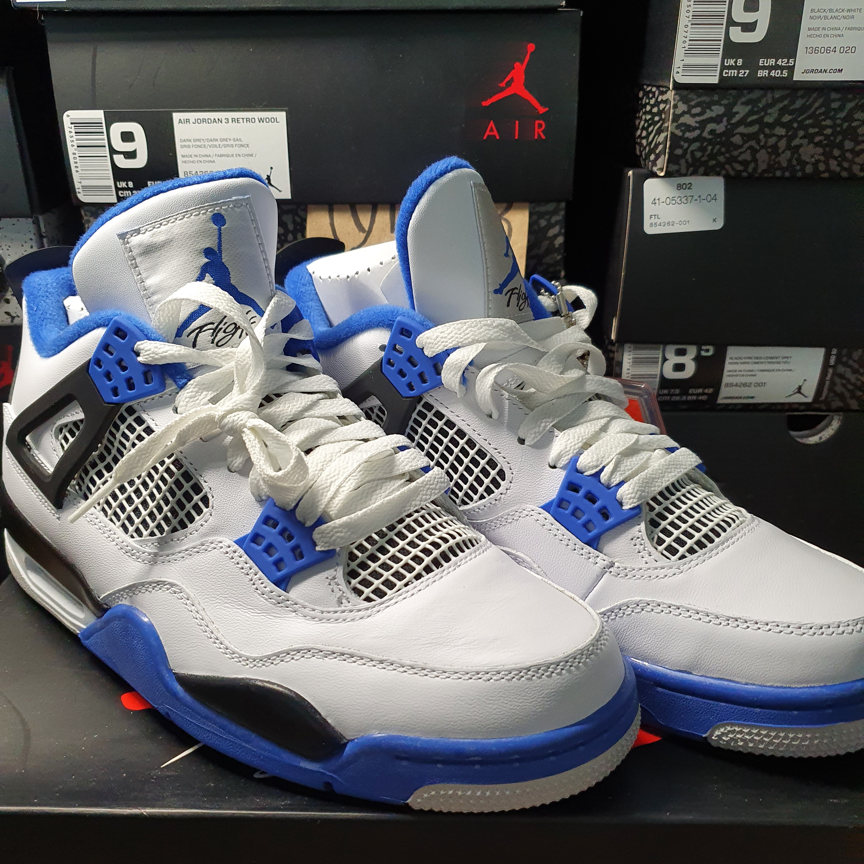 Jordan 4 Retro Motorsports 2017 착용 스타일 - 1