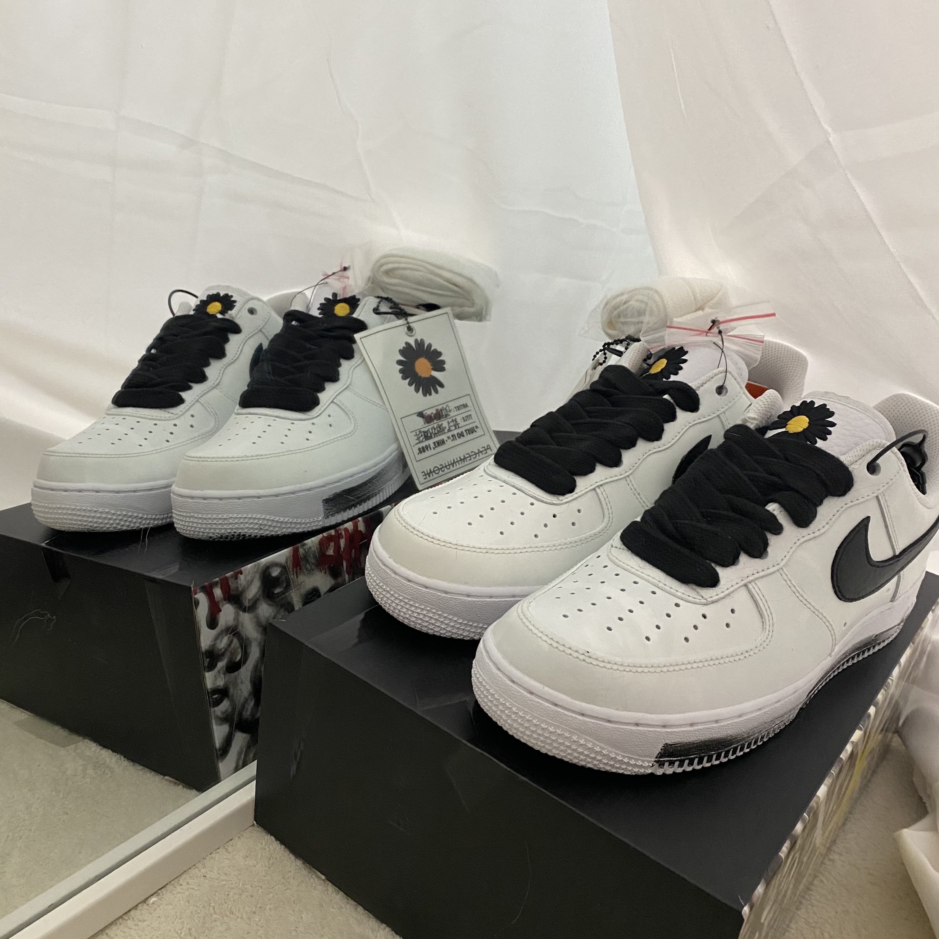Nike x Peaceminusone Air Force 1 Low Para-Noise 2.0 착용 스타일 - 1