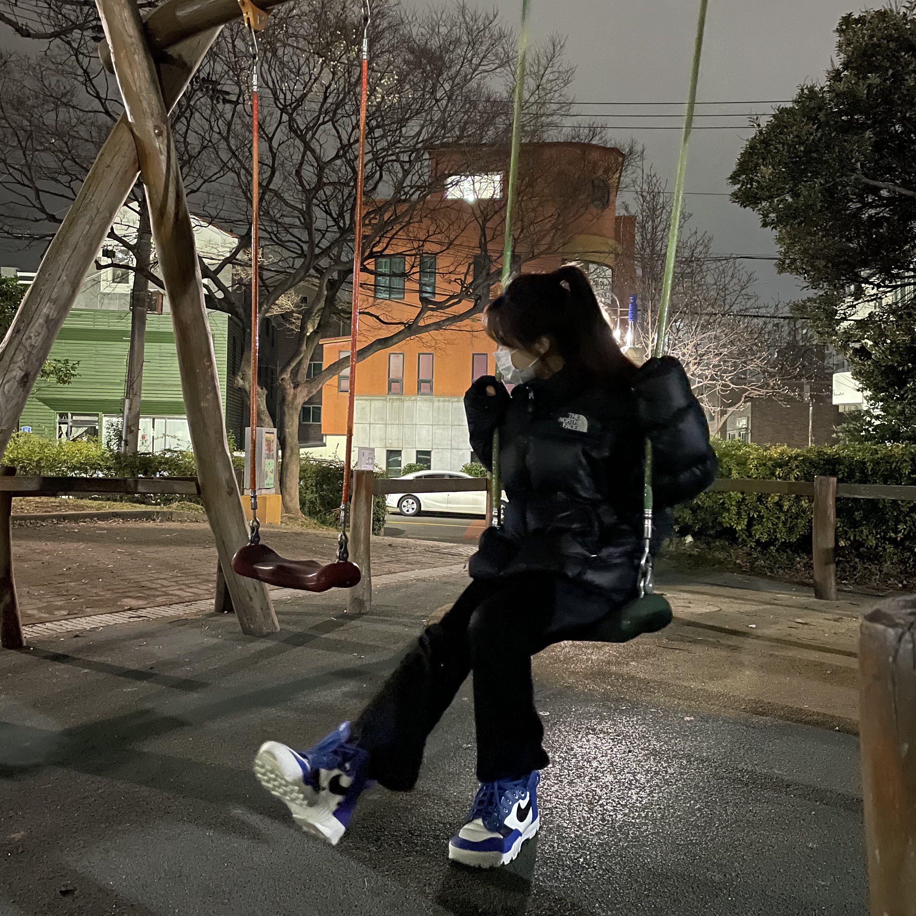 Nike x Undercover SFB Jungle Dunk White 착용 스타일