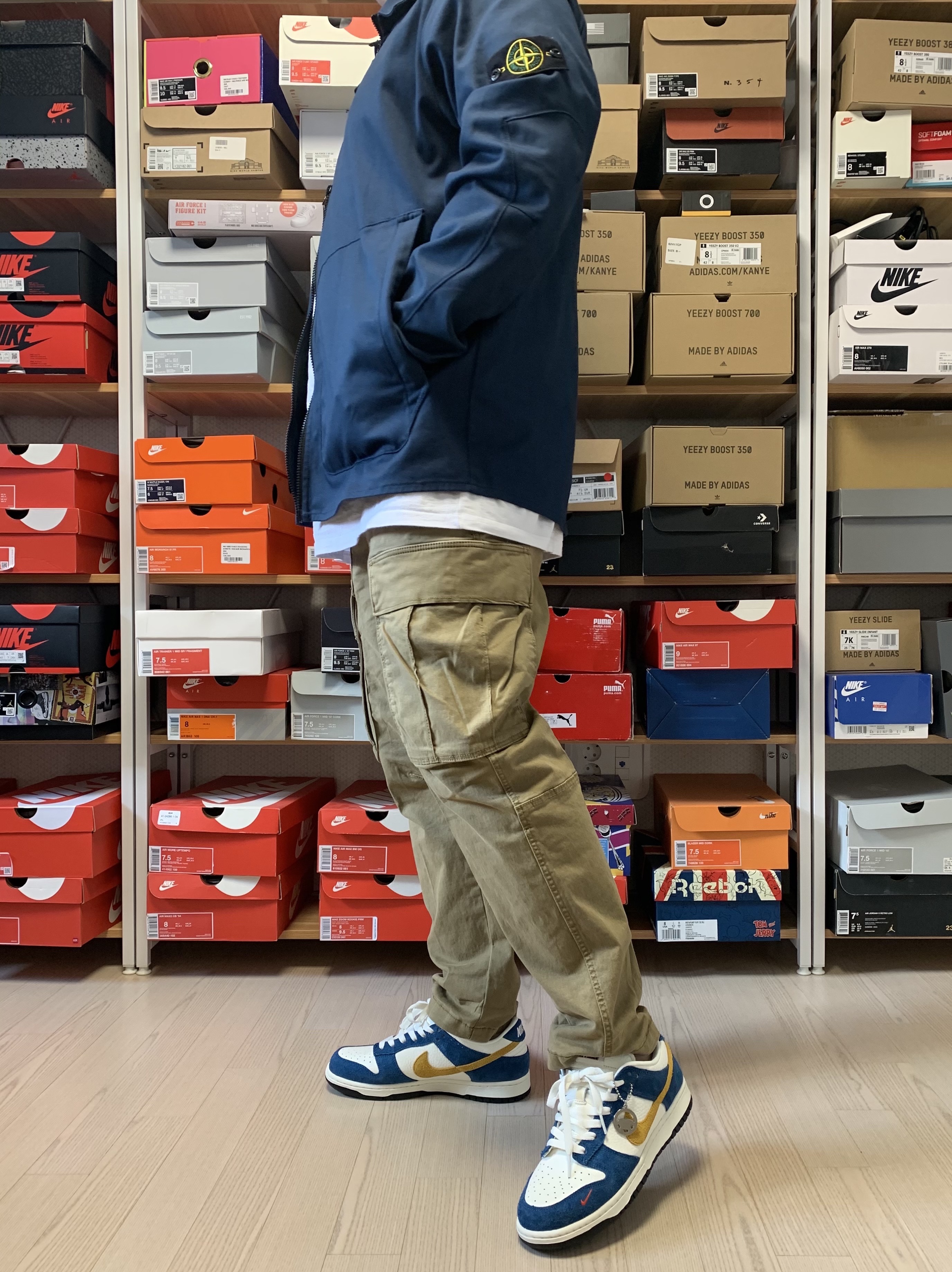 Nike x Kasina Dunk Low 80's Bus 착용 스타일