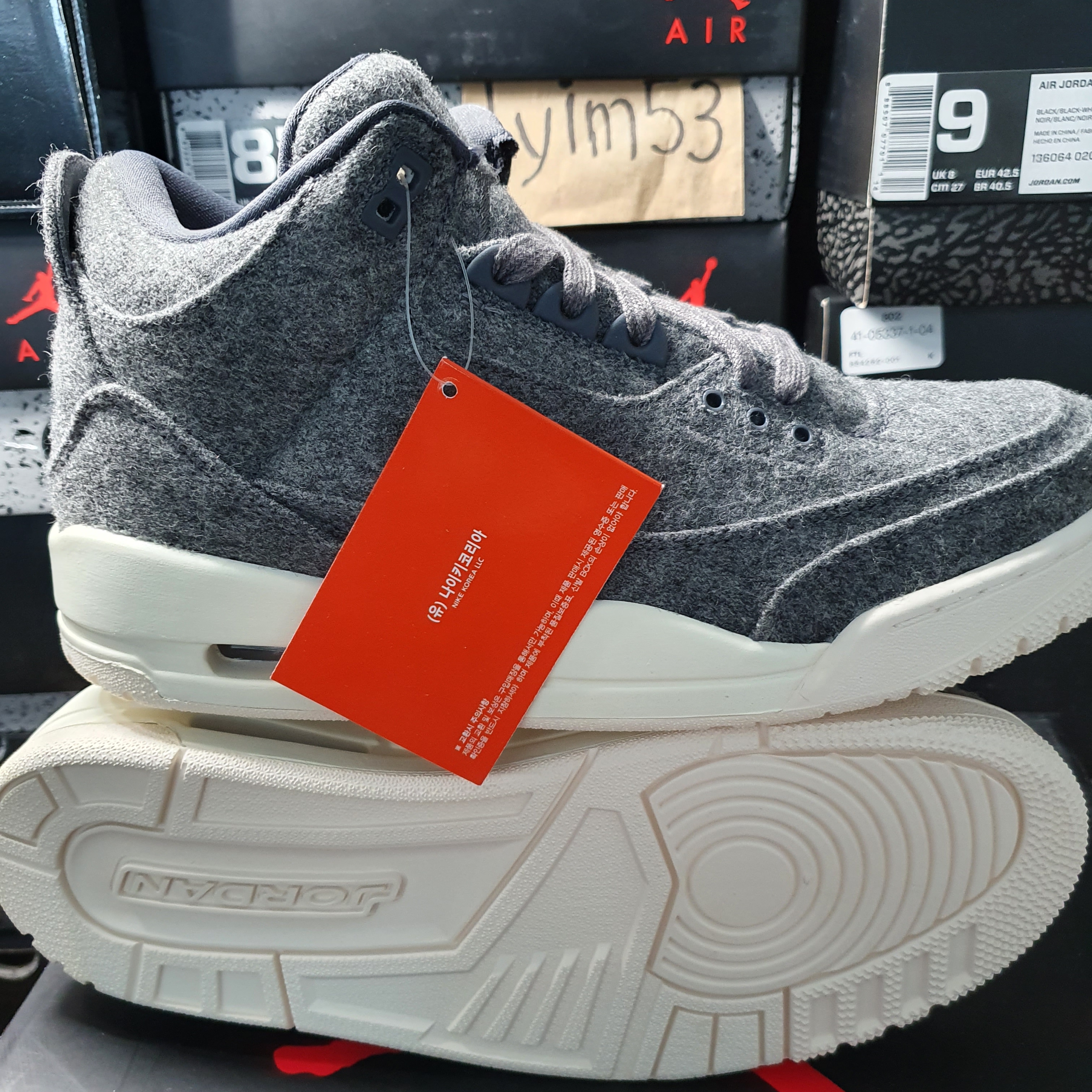 Jordan 3 Retro Wool 착용 스타일 - 2