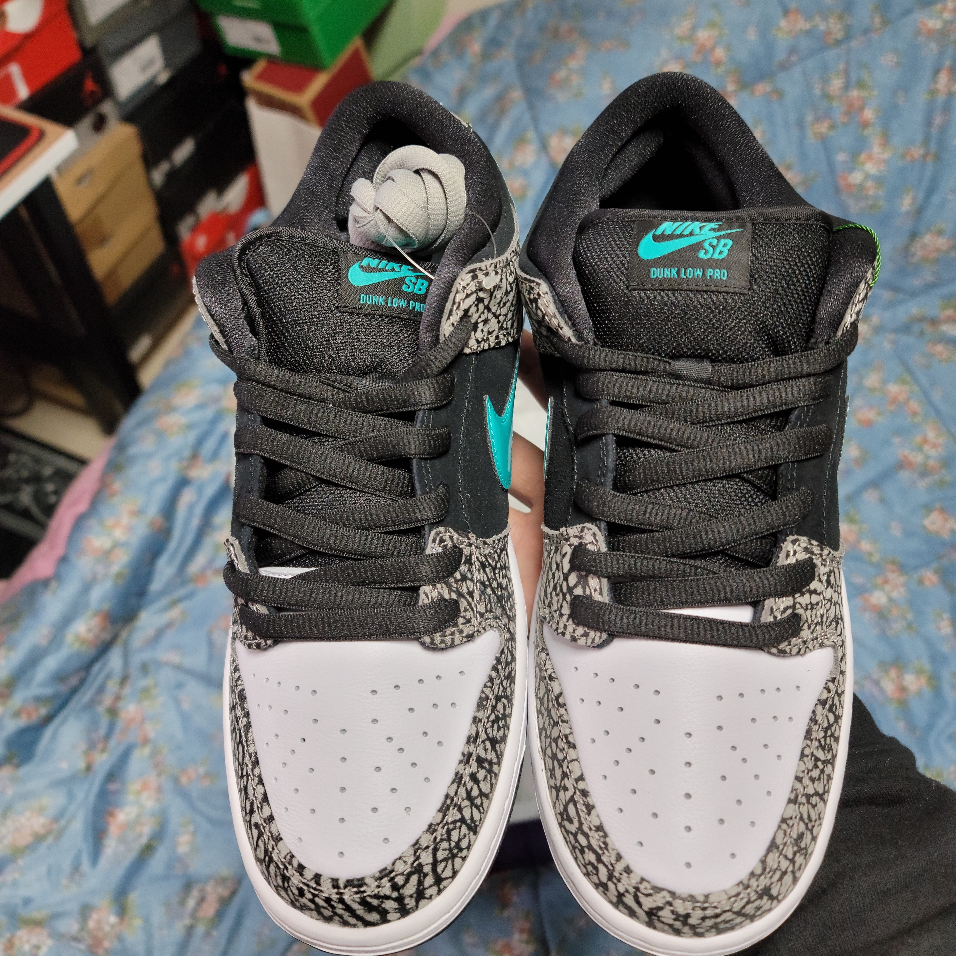 Nike SB Dunk Low Pro Clear Jade 착용 스타일 - 3