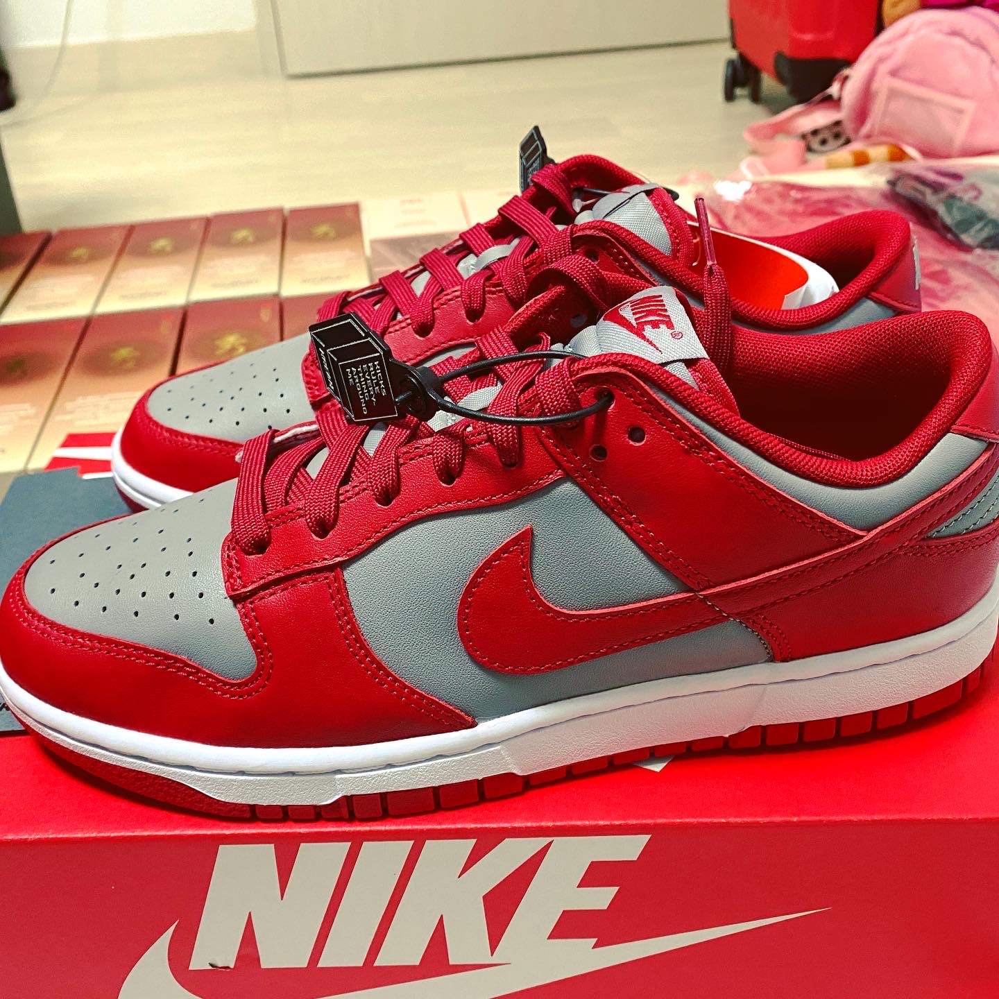 Nike Dunk Low Retro Medium Grey 착용 스타일 - 3