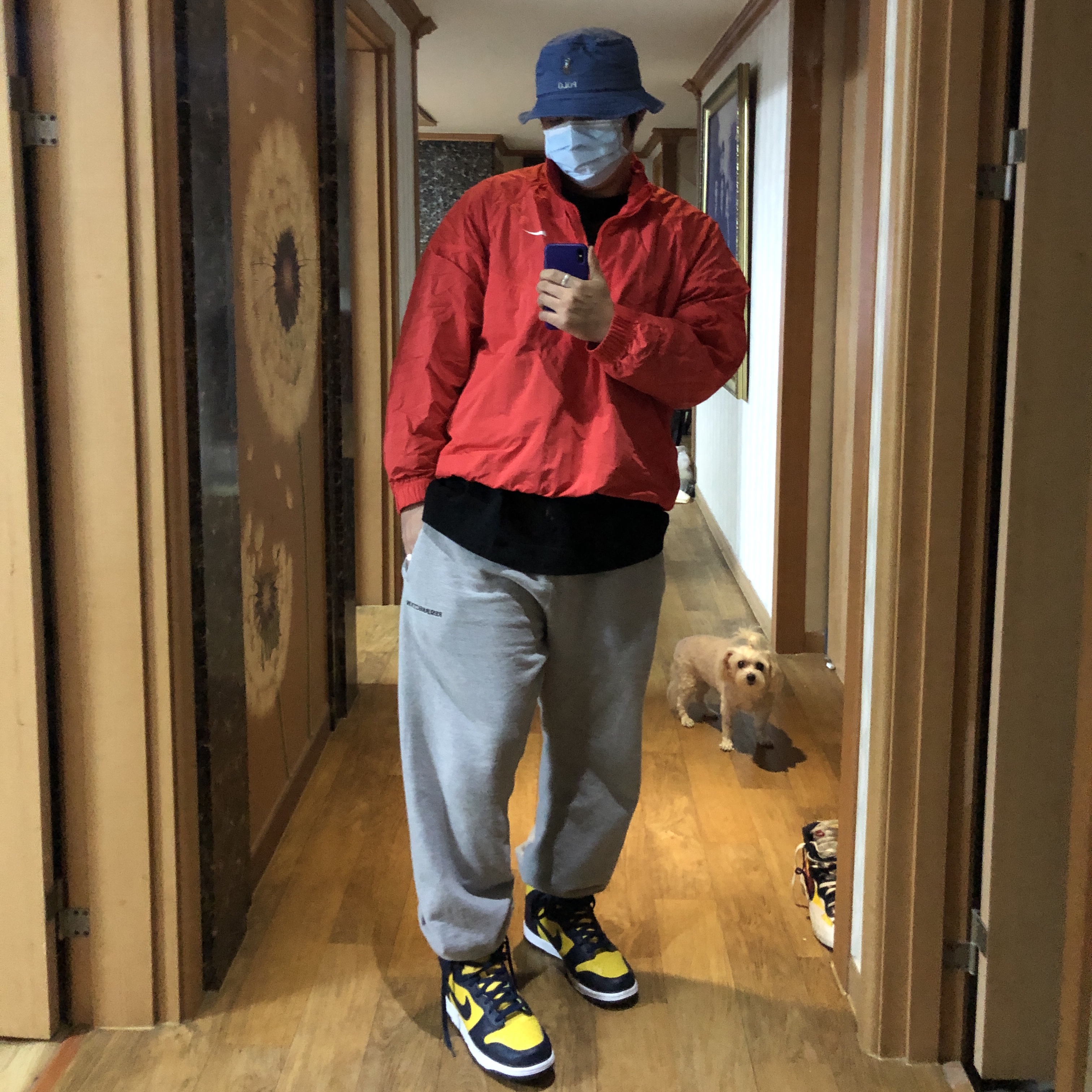 Nike Dunk High SP Maize & Blue 착용 스타일