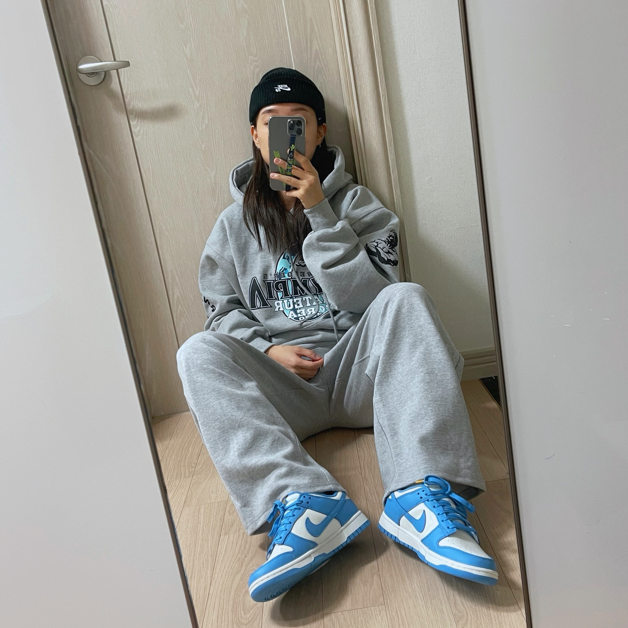 (W) Nike Dunk Low Coast 착용 스타일