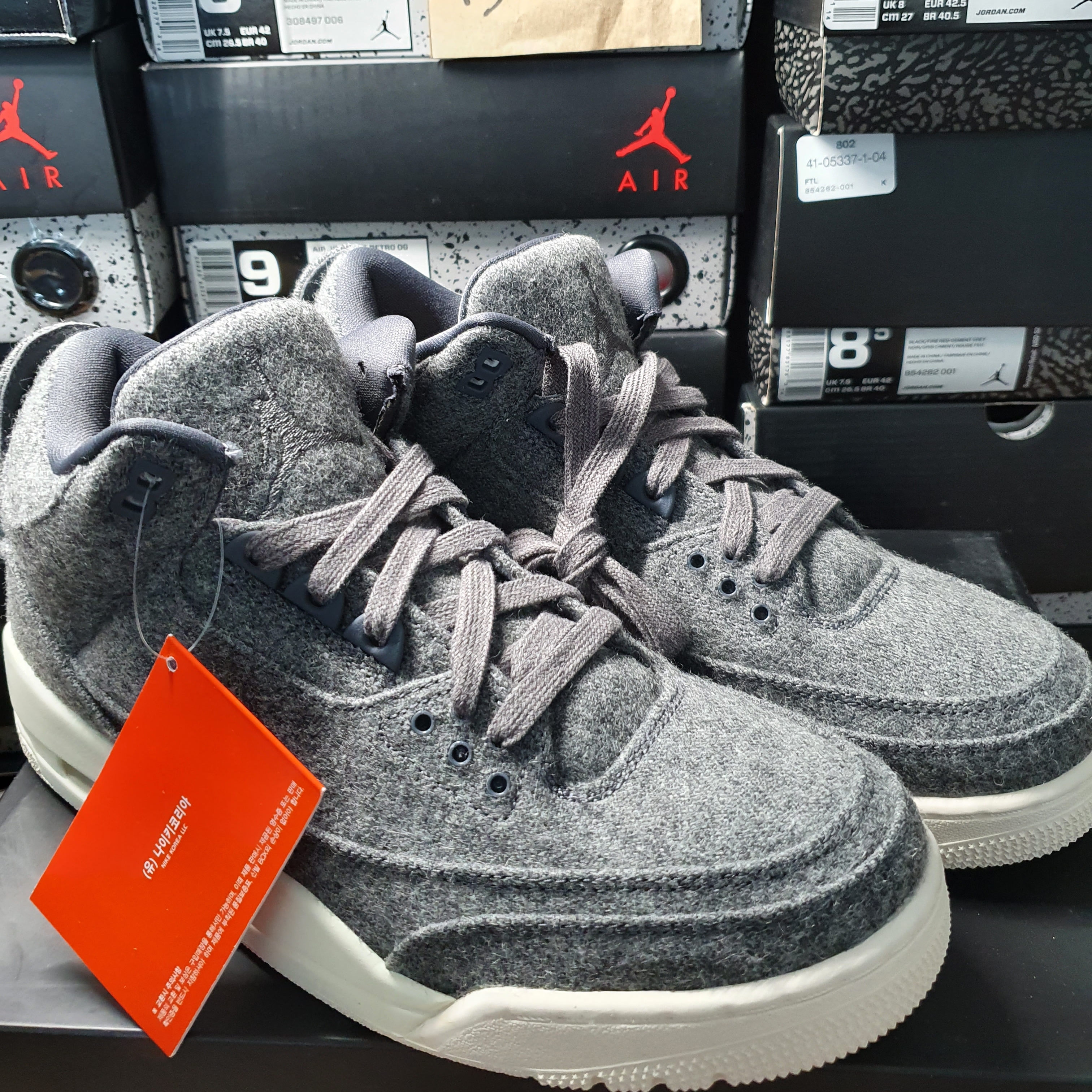 Jordan 3 Retro Wool 착용 스타일 - 1