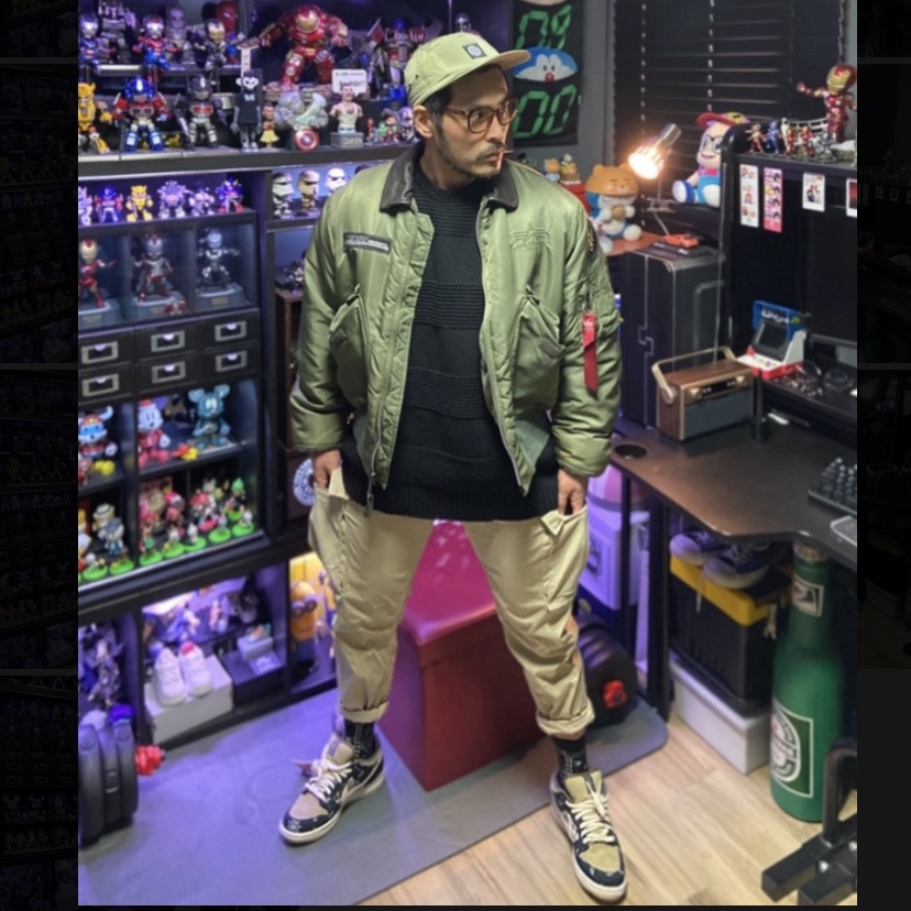 Nike x Travis Scott SB Dunk Low 착용 스타일 - 1