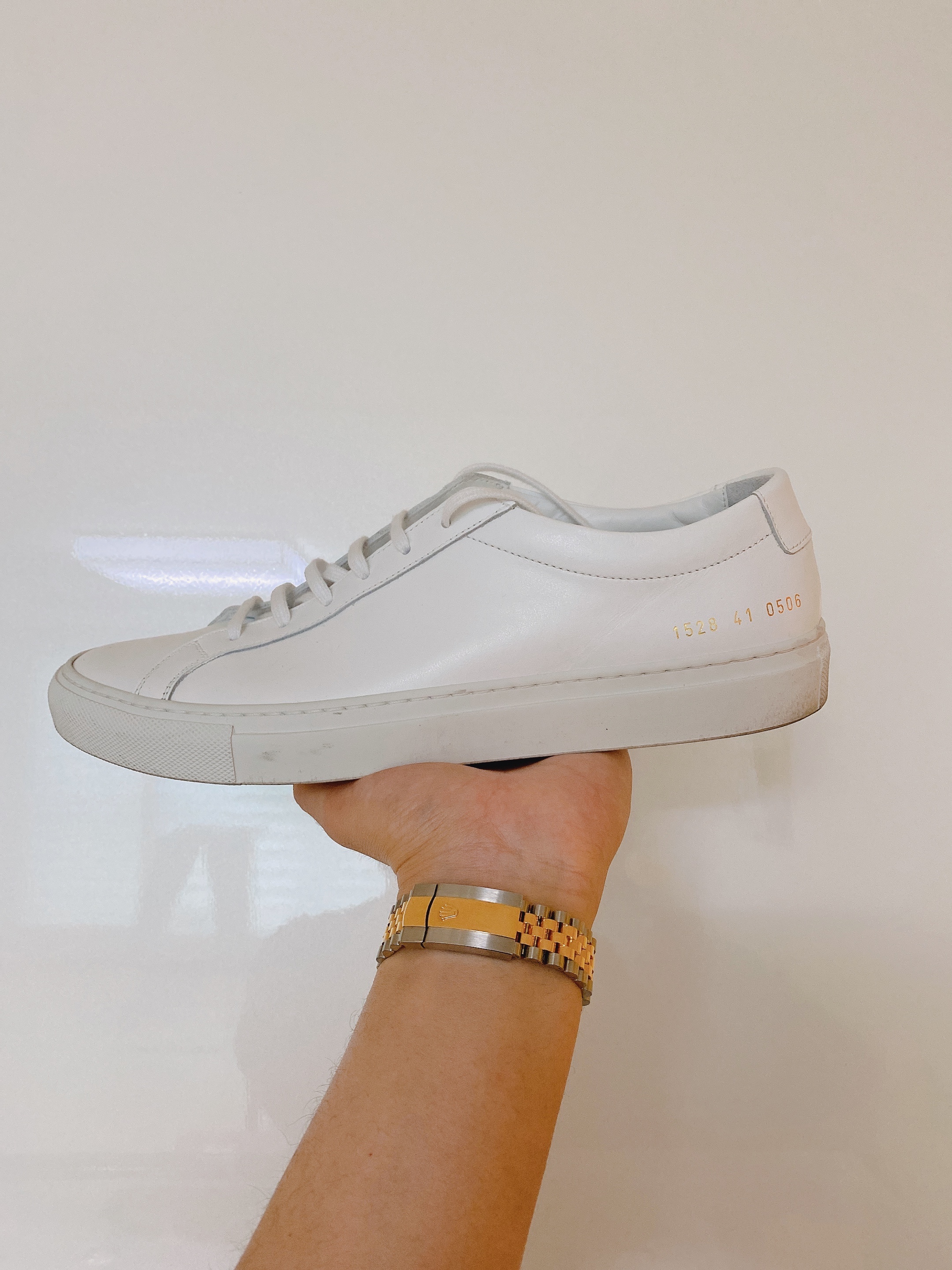 Common Projects Original Achilles Low White 착용 스타일