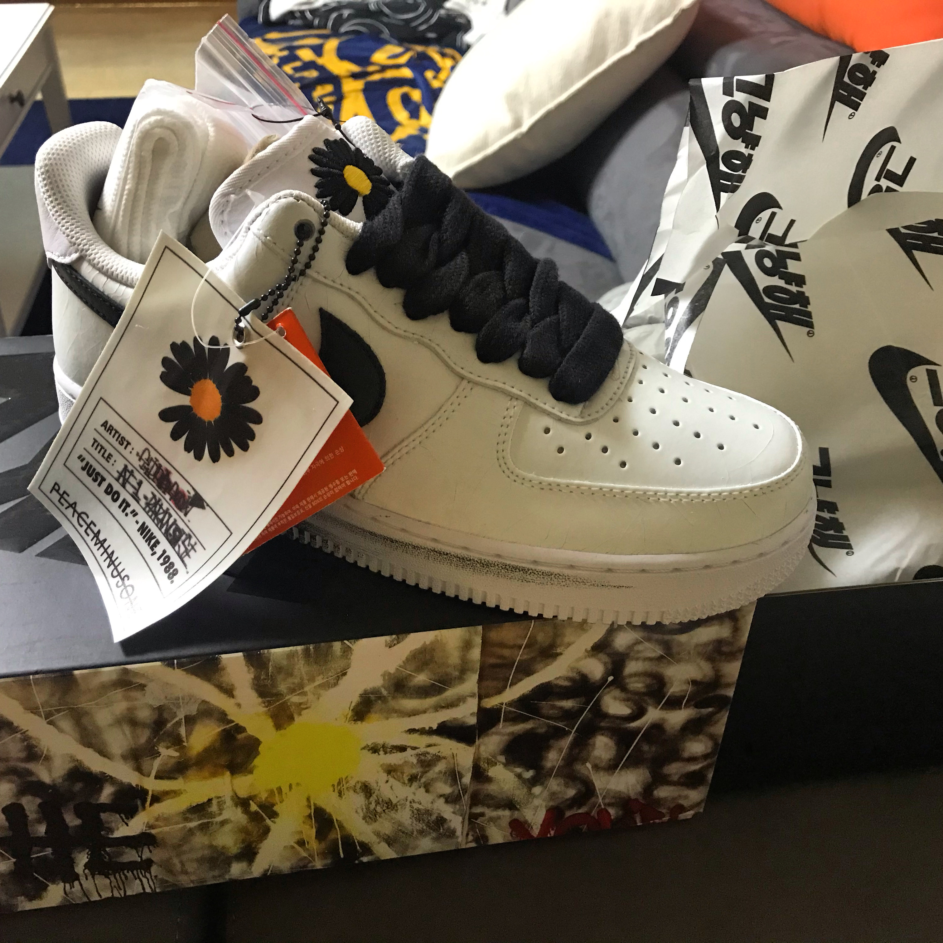 Nike x Peaceminusone Air Force 1 Low Para-Noise 2.0 착용 스타일