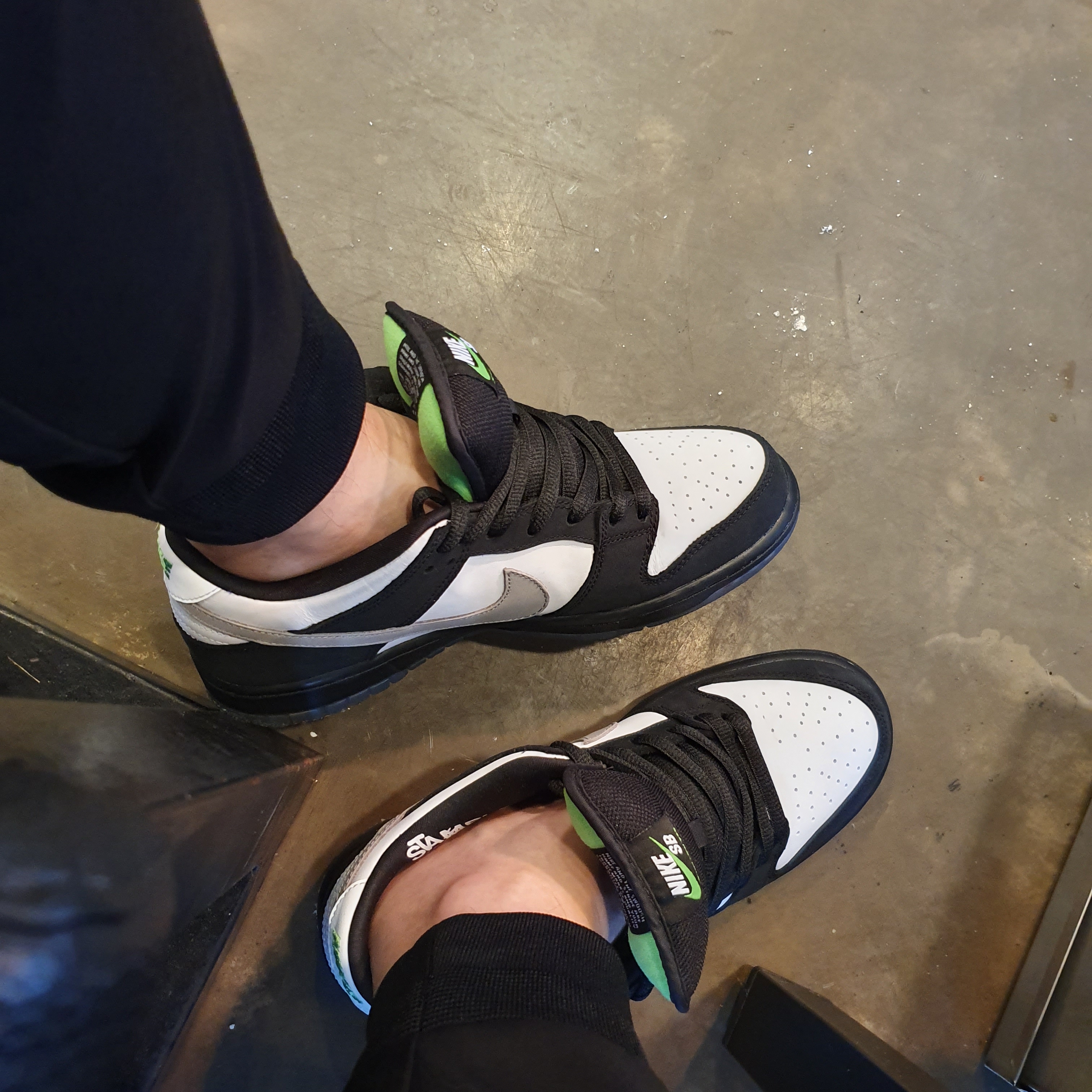 Nike x Staple SB Dunk Low Panda Pigeon 착용 스타일