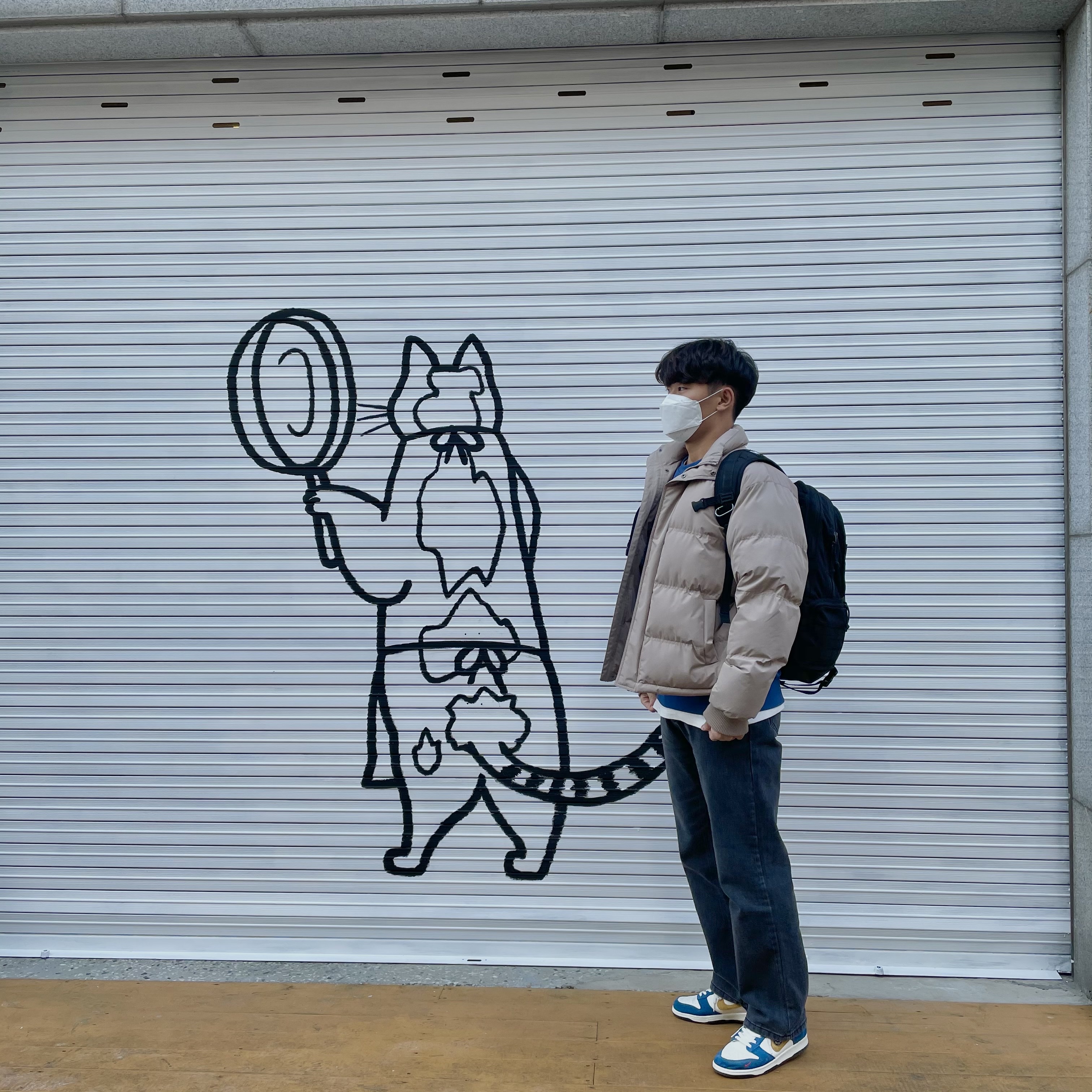Nike x Kasina Dunk Low 80's Bus 착용 스타일