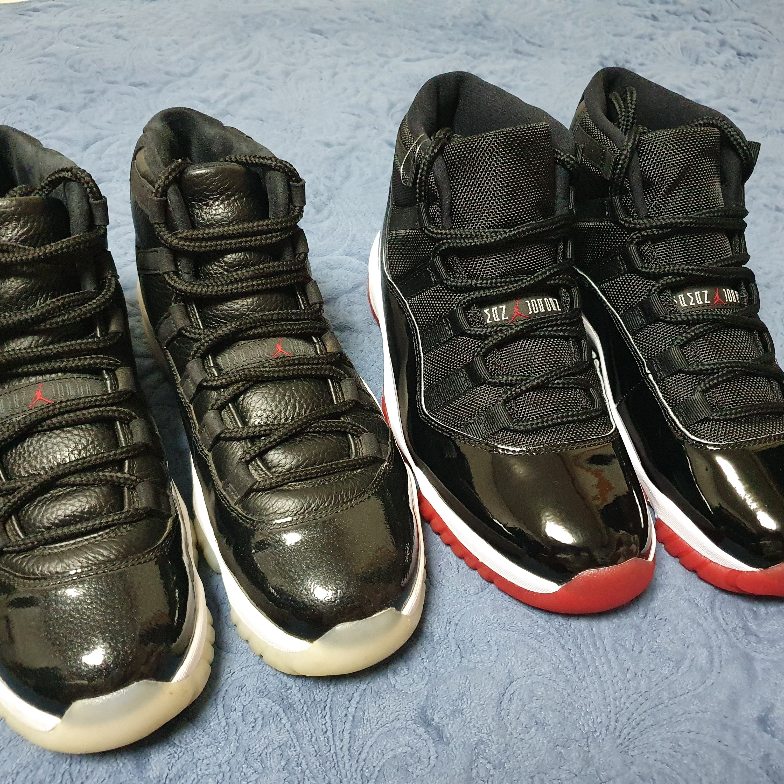Jordan 11 Retro Concord 2018, Jordan 11 Retro Bred 2019 착용 스타일 - 2