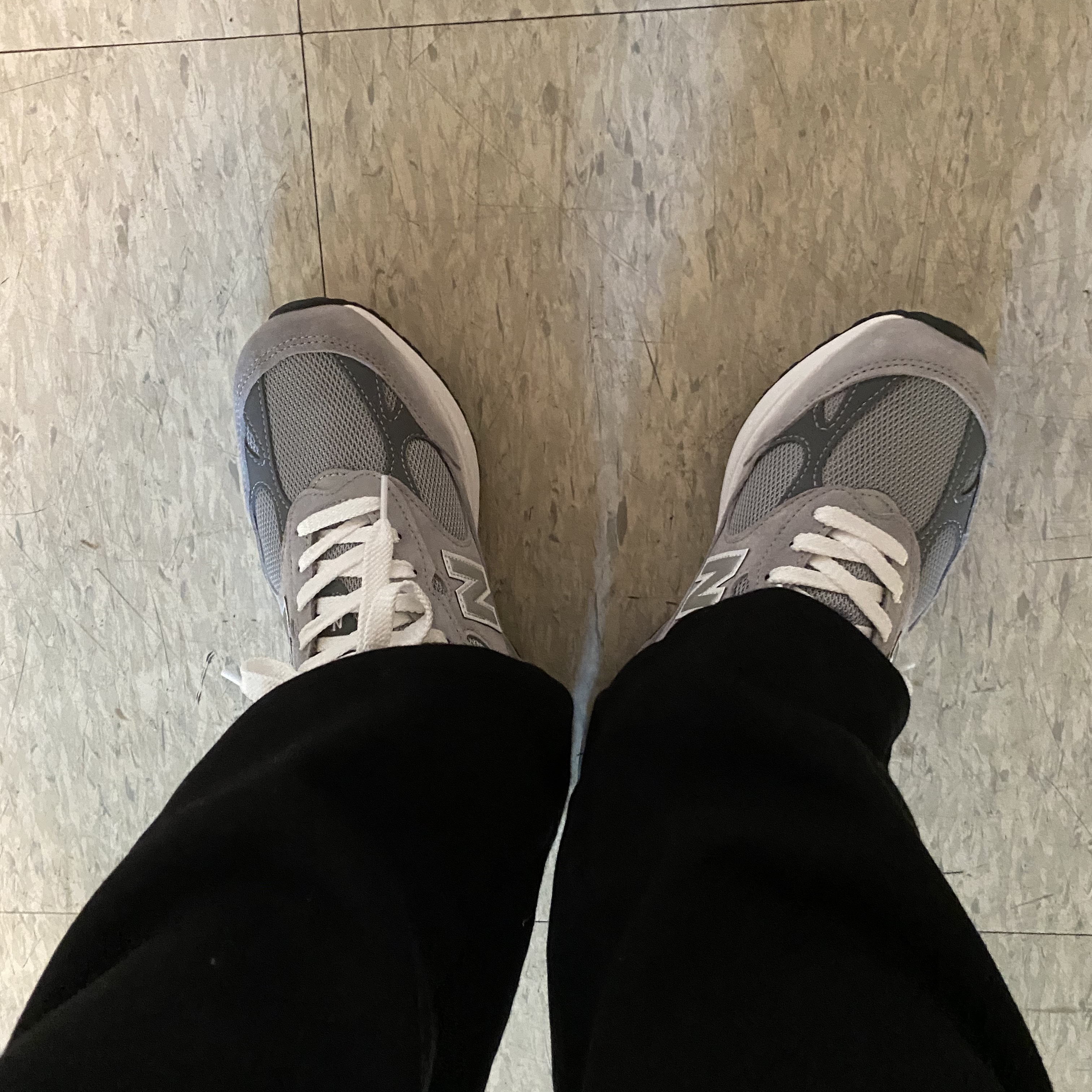 New Balance 993 Made in USA Grey - D Standard 착용 스타일