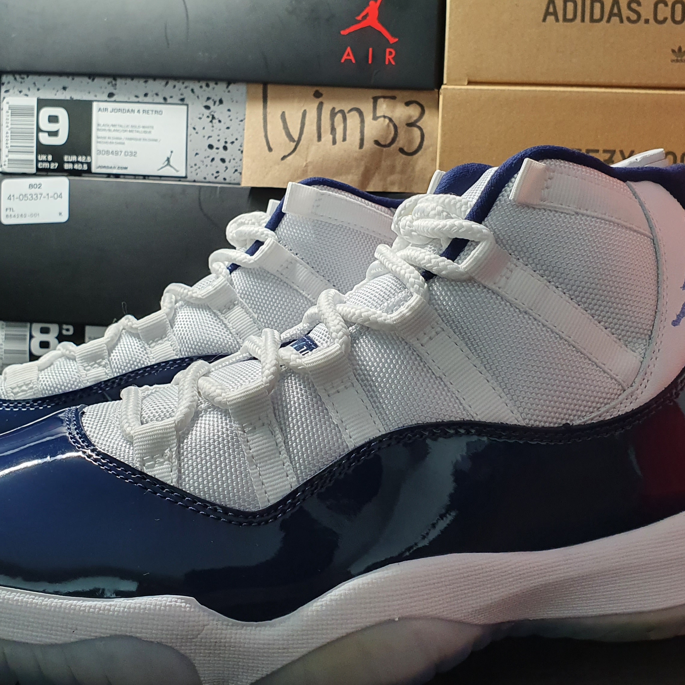 Jordan 11 Retro Win Like 82 UNC 착용 스타일 - 2