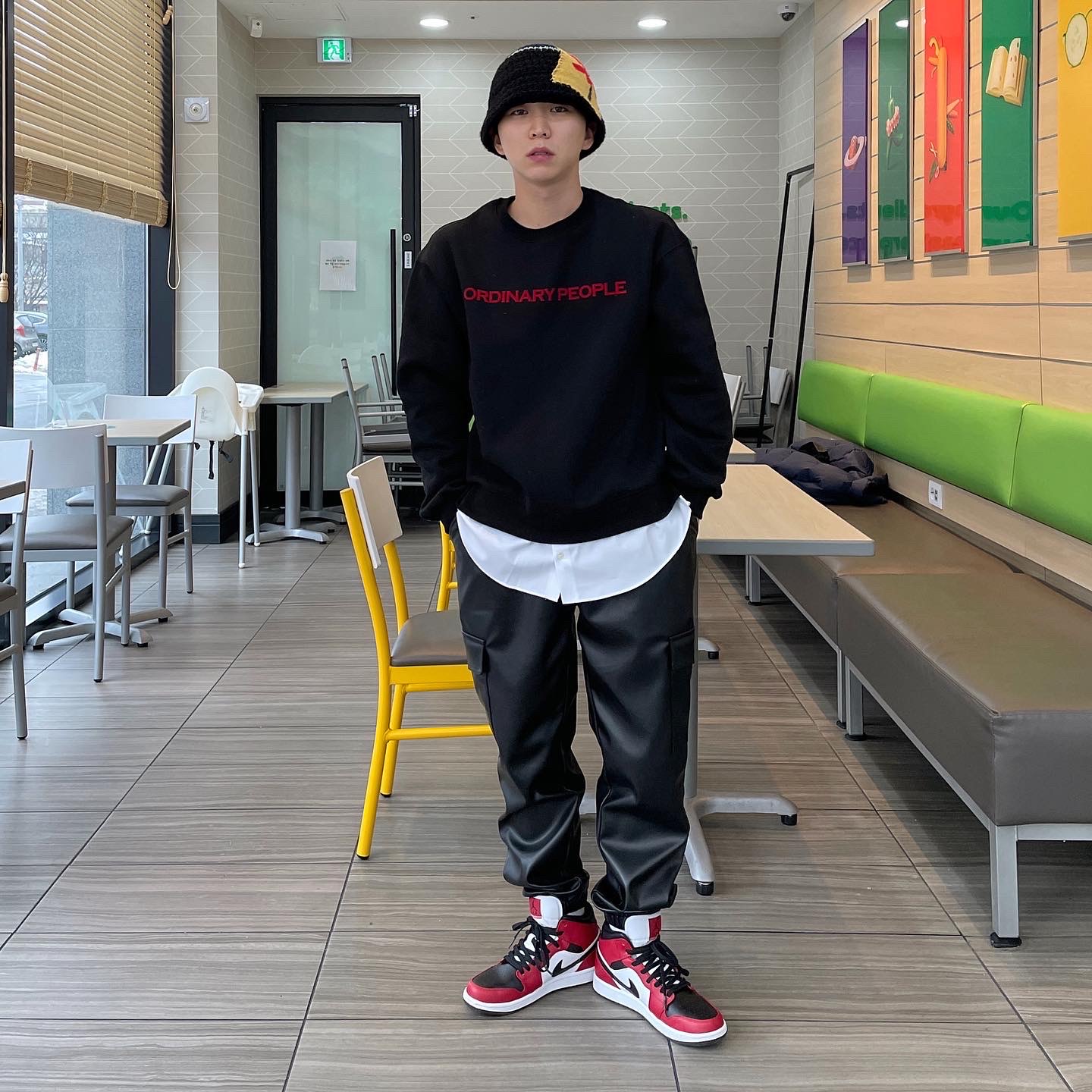 Jordan 1 Mid Chicago Black Toe 착용 스타일