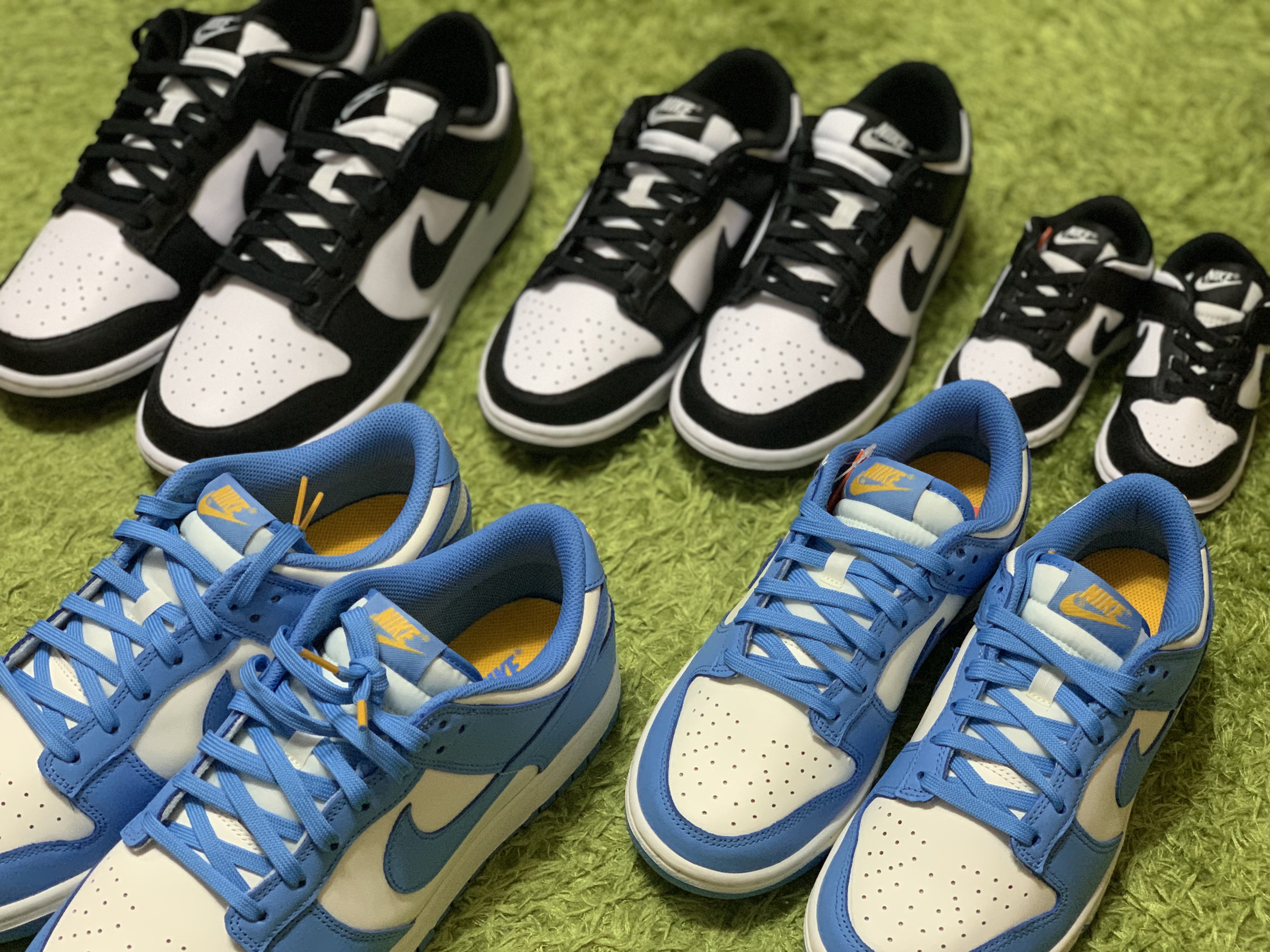 (W) Nike Dunk Low Coast, Nike Dunk Low Retro Black 착용 스타일 - 1