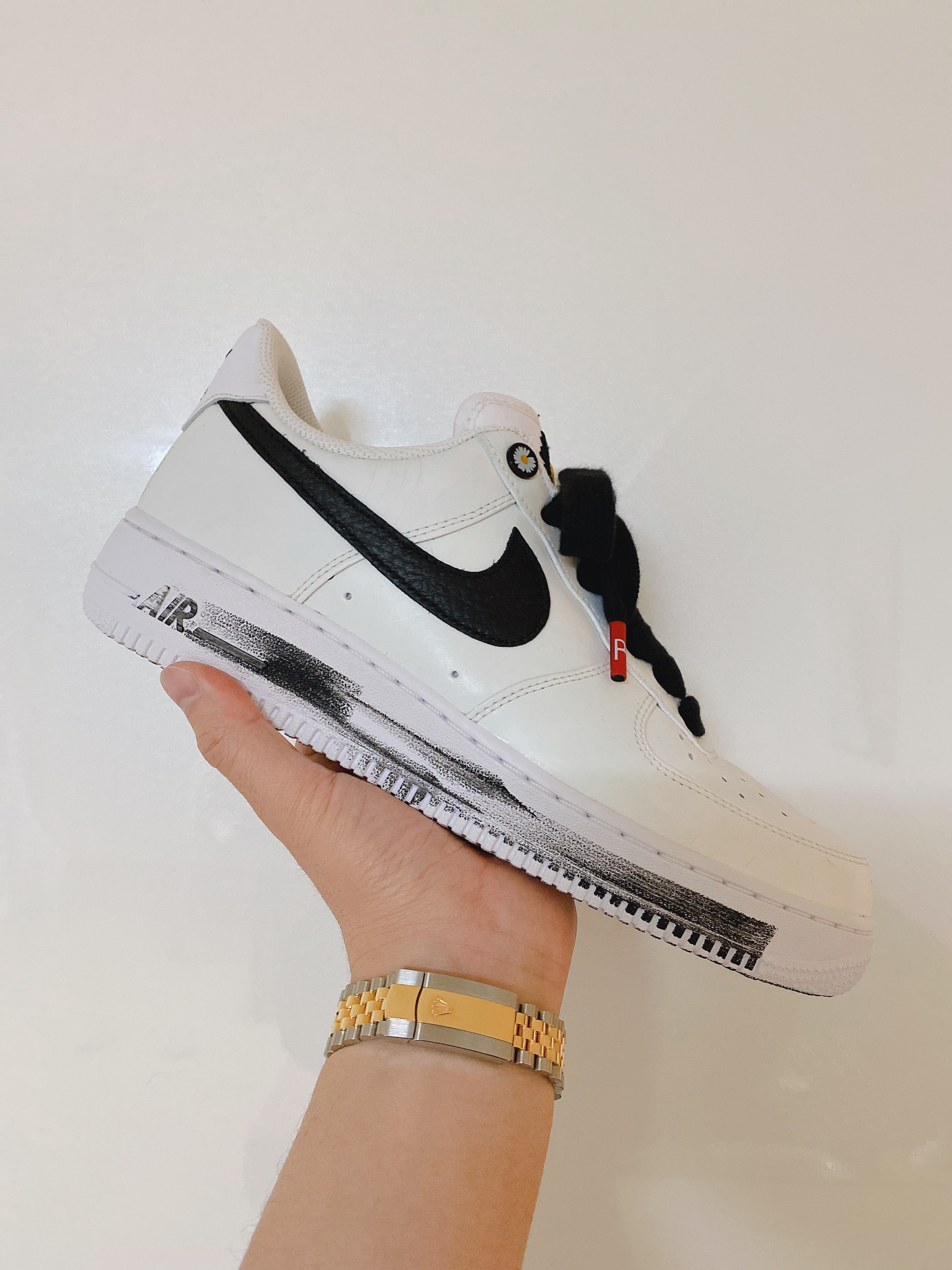Nike x Peaceminusone Air Force 1 Low Para-Noise 2.0 착용 스타일