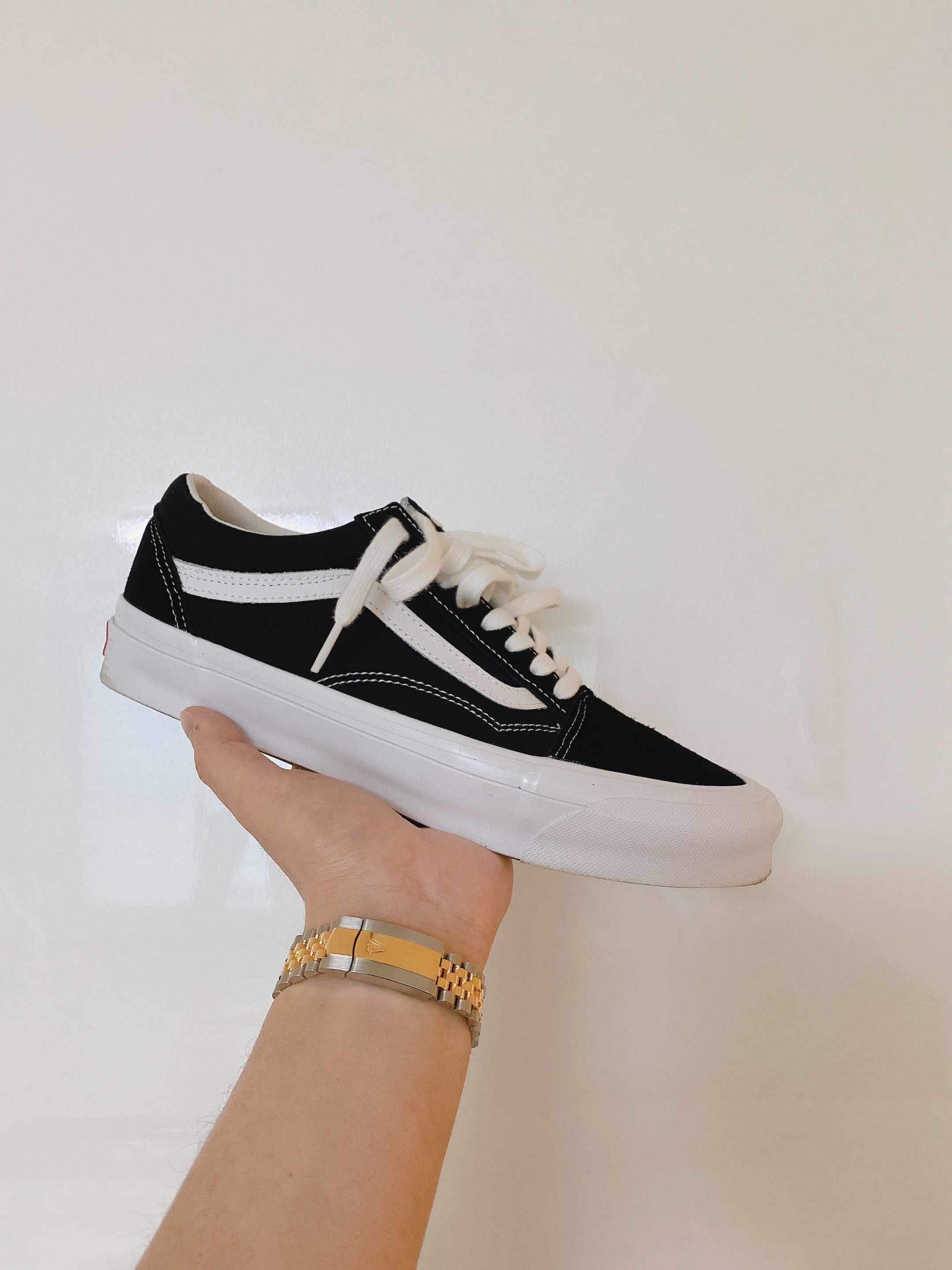 Vans Vault Style 36 Black White 착용 스타일