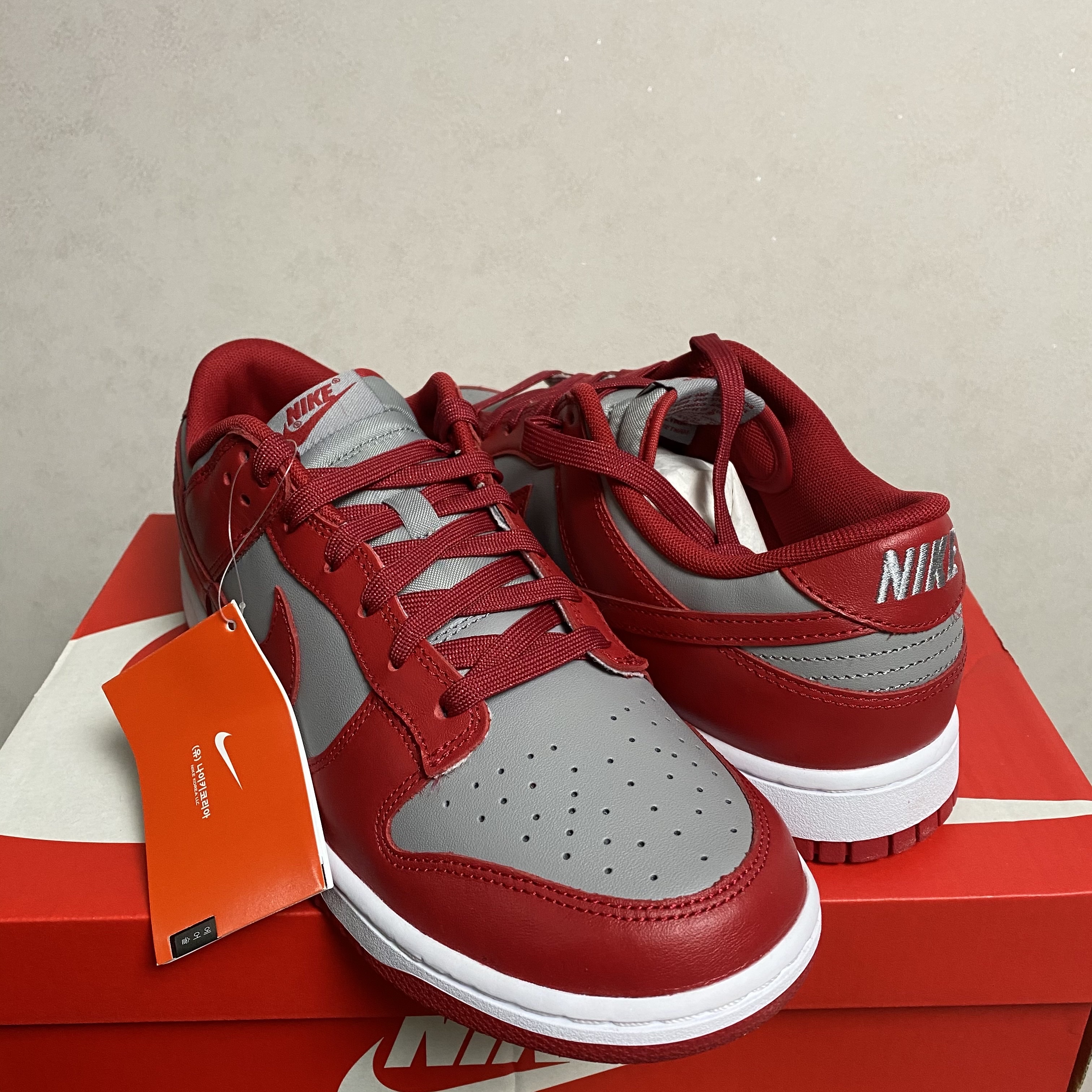 Nike Dunk Low Retro Medium Grey 착용 스타일 - 1