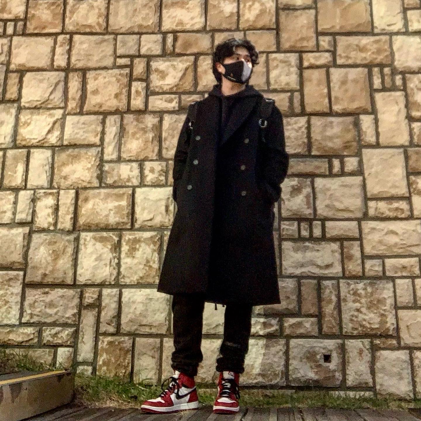 Jordan 1 Retro High OG Chicago 2015, Essentials Sweatpants Dark Slate/Black 2020 착용 스타일