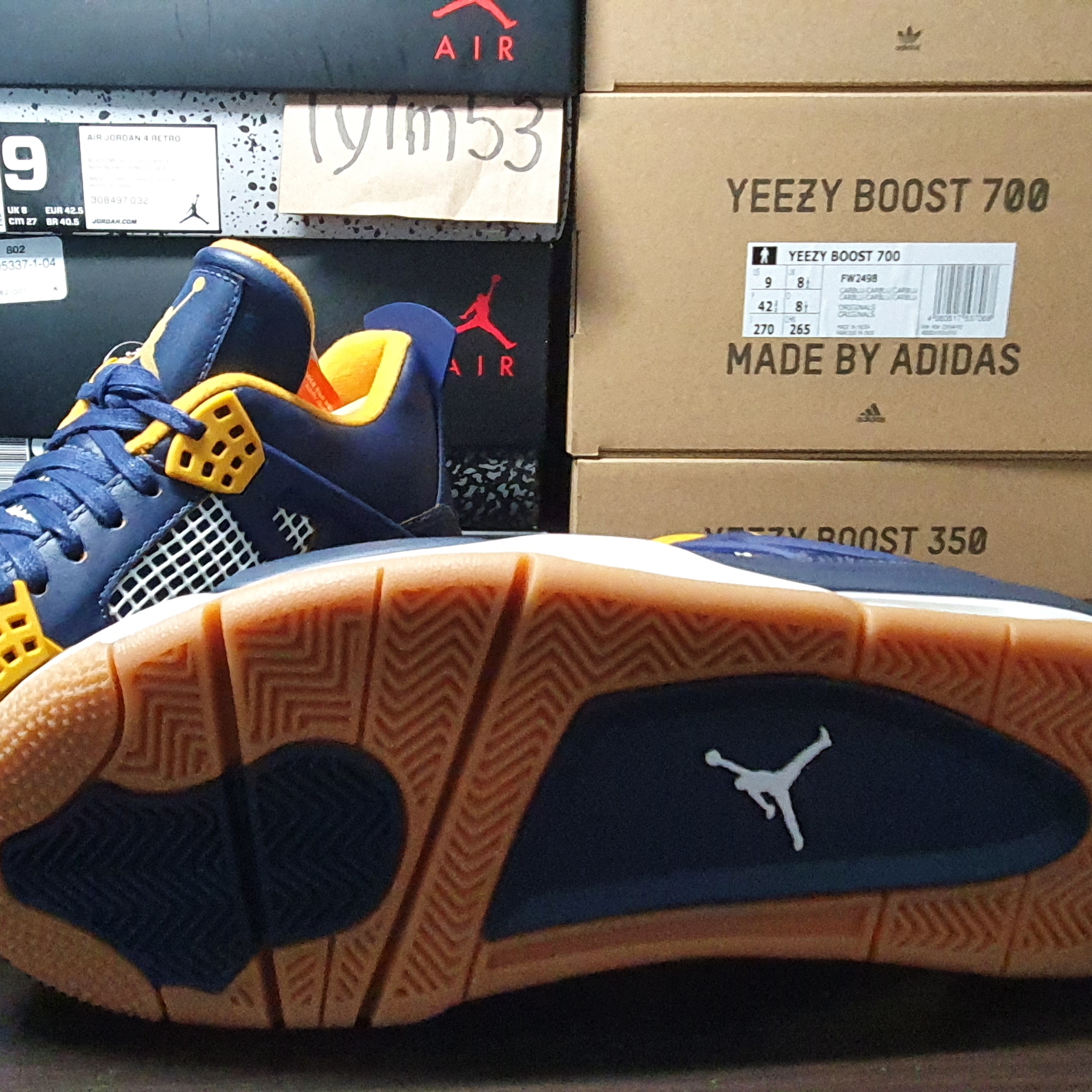Jordan 4 Retro Dunk From Above 착용 스타일 - 2