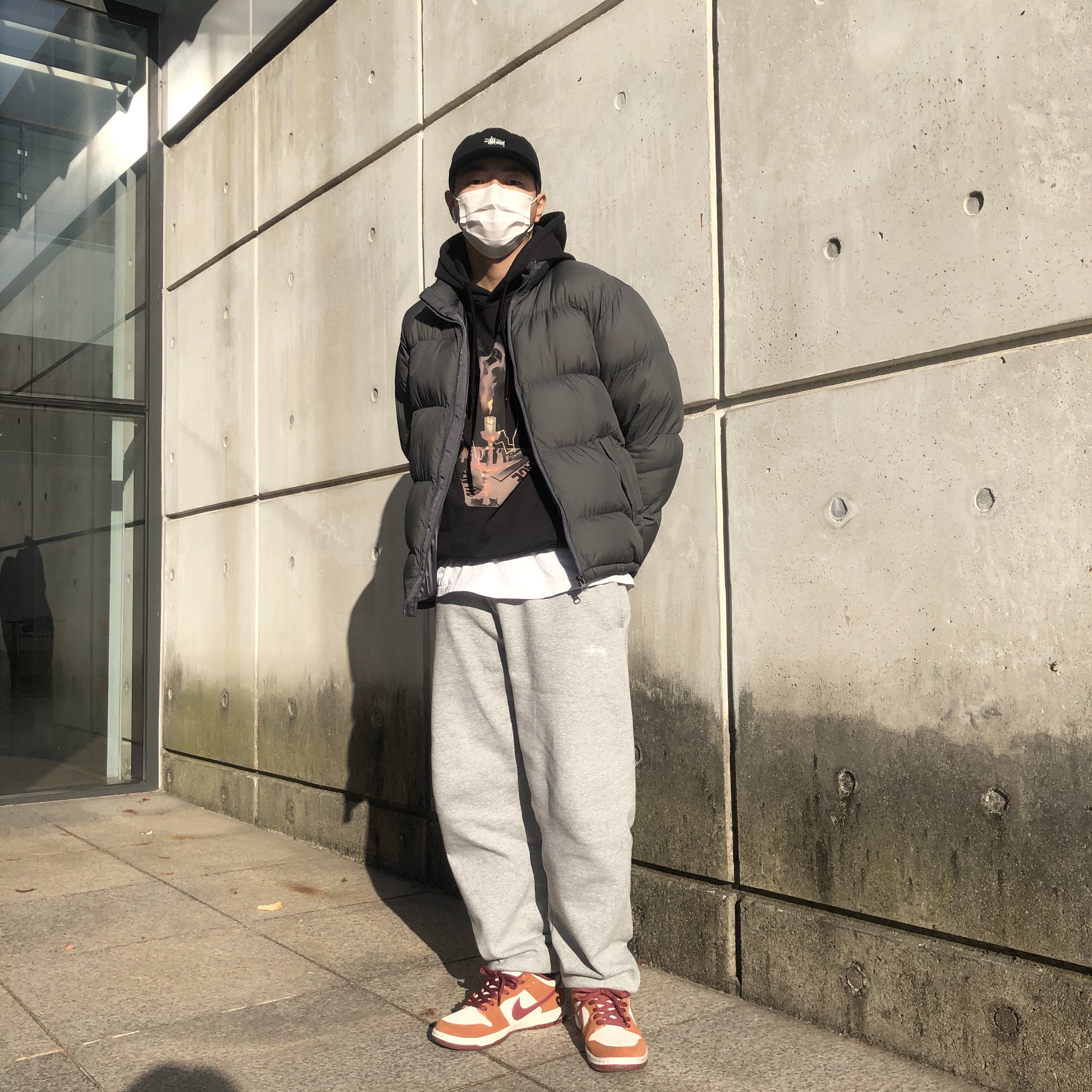 Nike SB Dunk Low Pro Dark Russet 착용 스타일 - 2