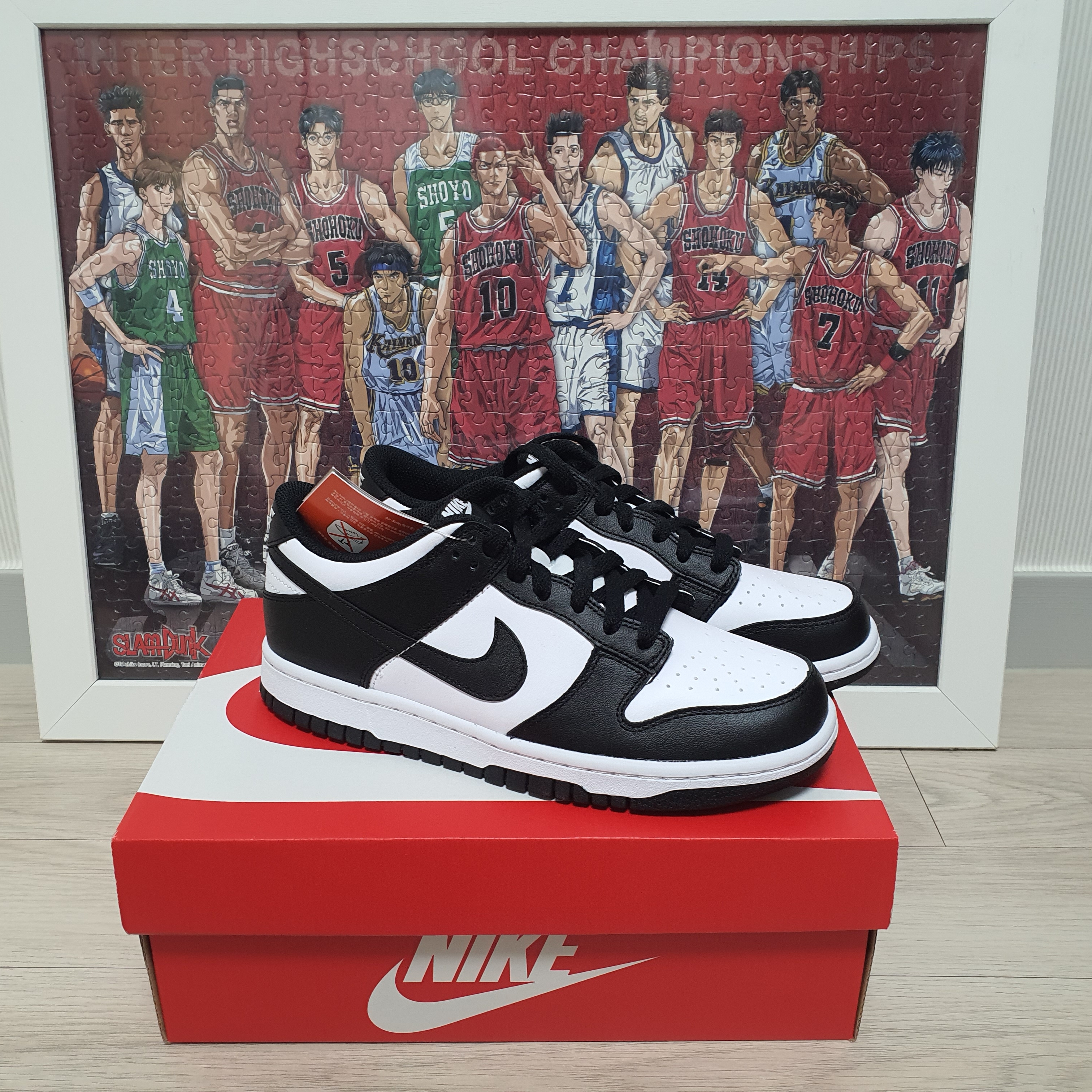 (GS) Nike Dunk Low Black 착용 스타일