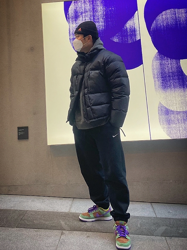 Nike Dunk Low SP Veneer, Nike ACG Down Jacket Black - Asia 착용 스타일