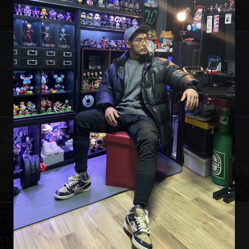 Nike x Travis Scott SB Dunk Low 착용 스타일 - 2