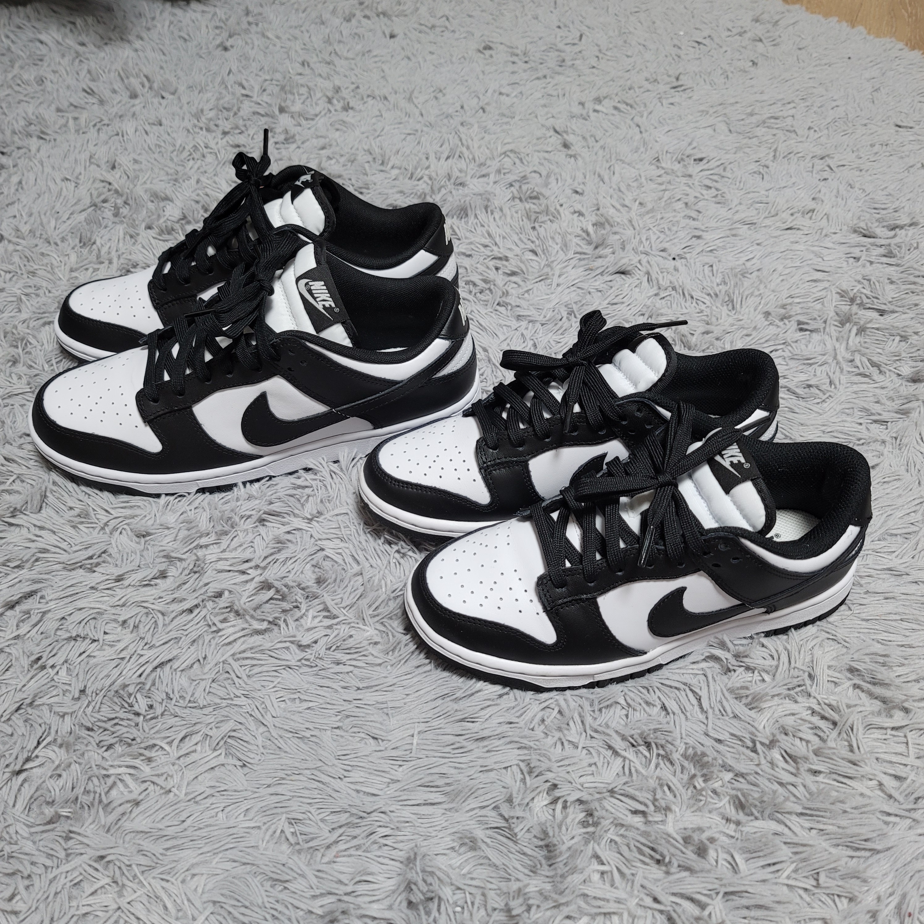 Nike Dunk Low Retro Black, (W) Nike Dunk Low Black 착용 스타일