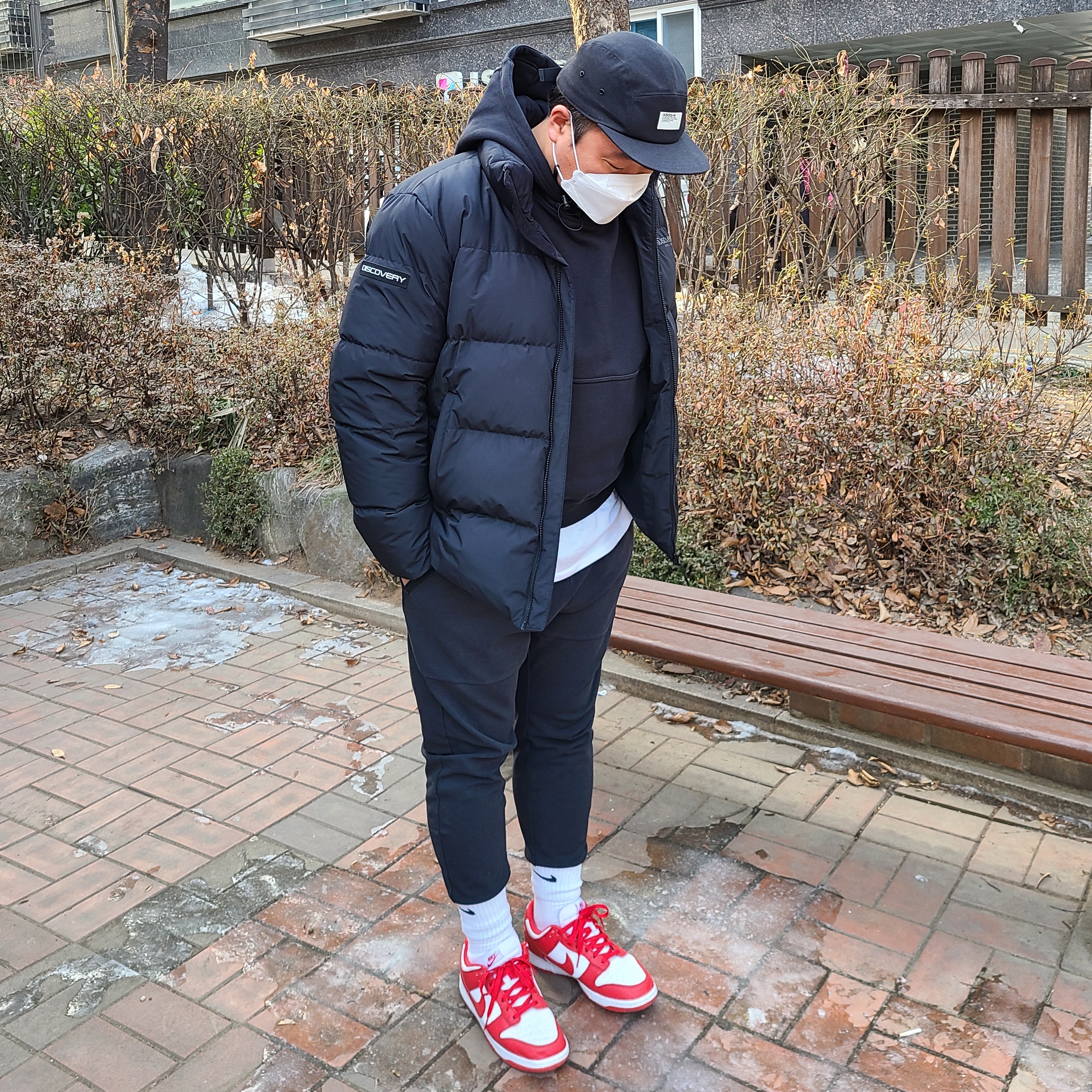 Nike Dunk Low SP University Red 2020 착용 스타일