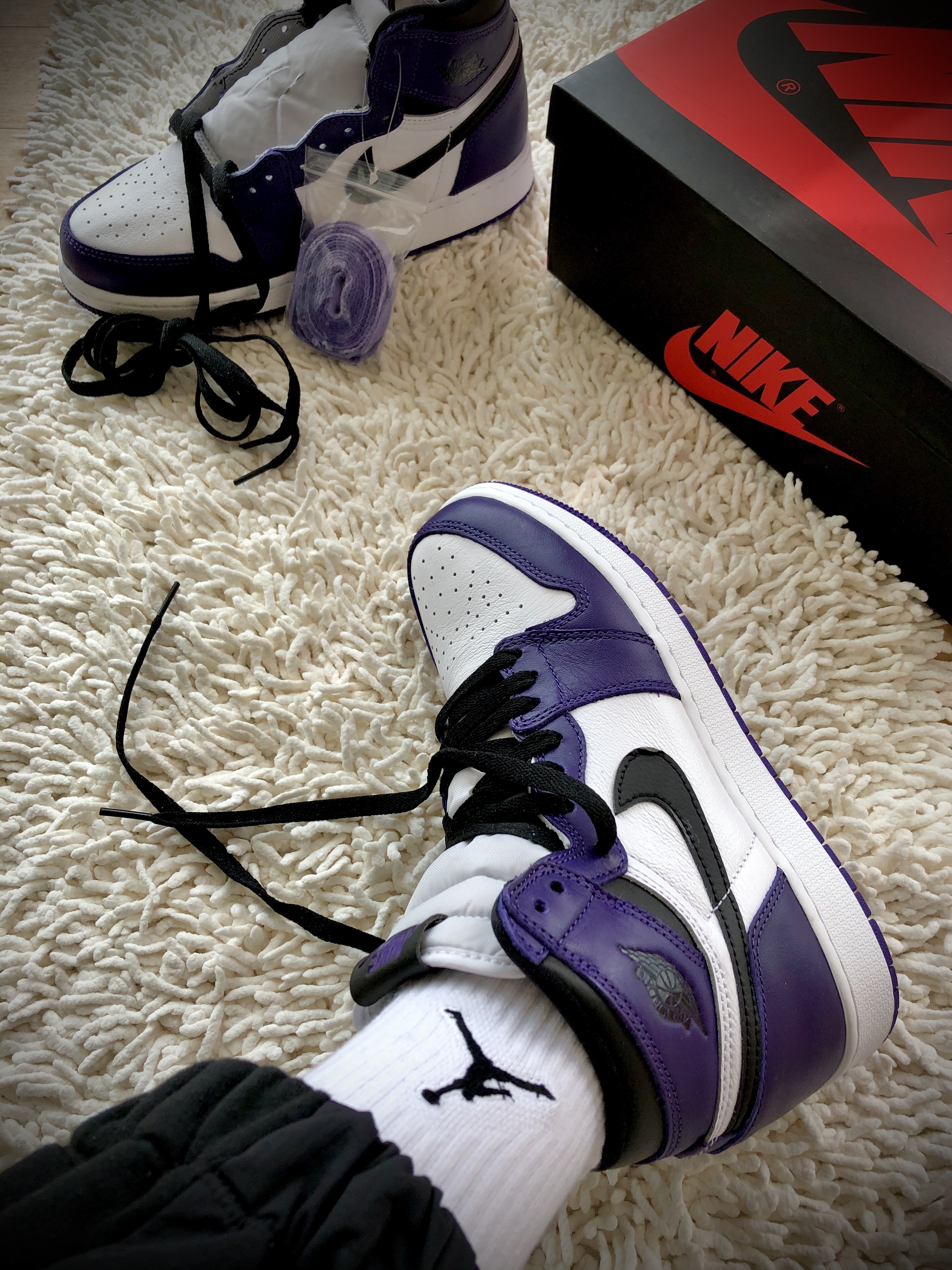 Jordan 1 Retro High OG Court Purple 2020 착용 스타일