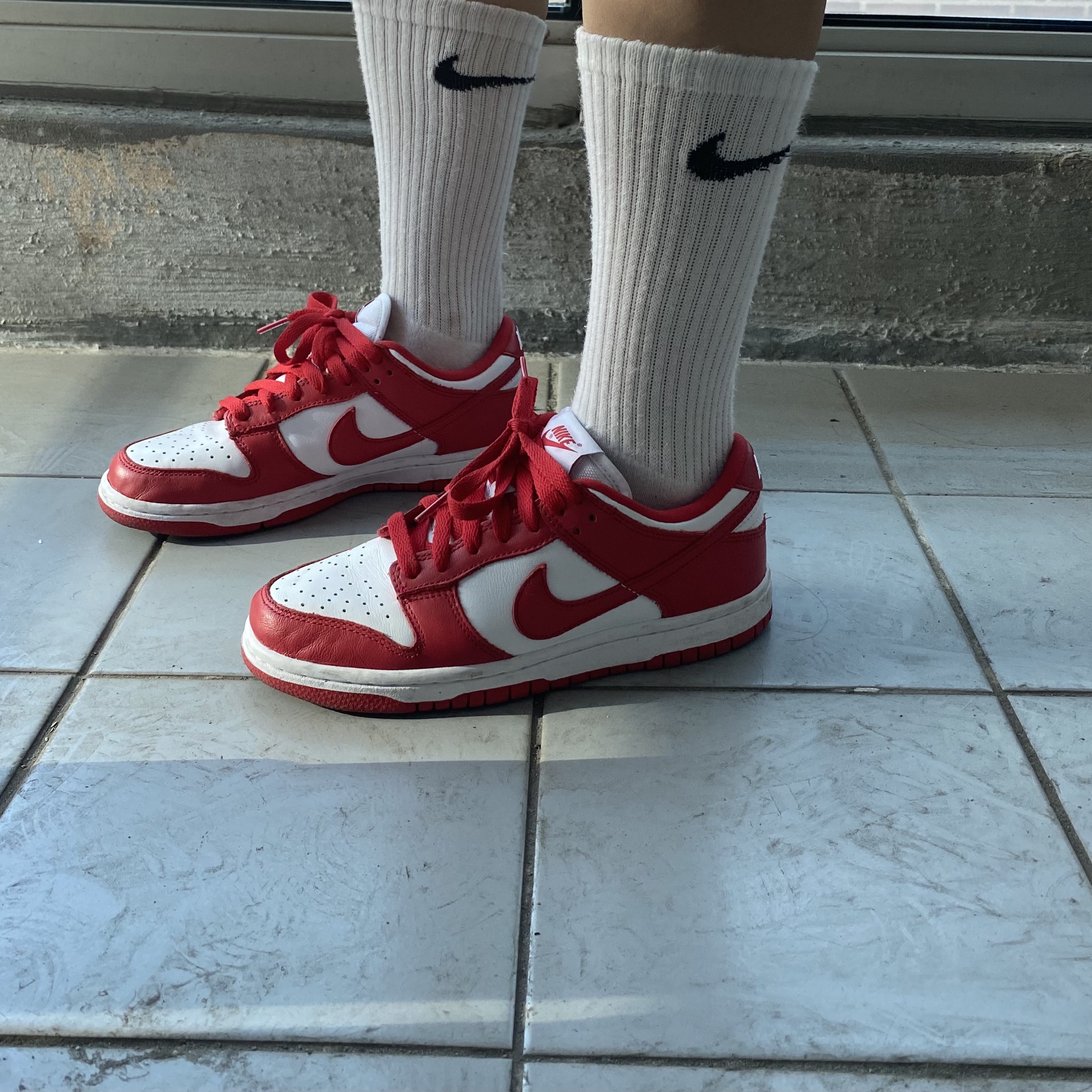 Nike Dunk Low SP University Red 2020 착용 스타일