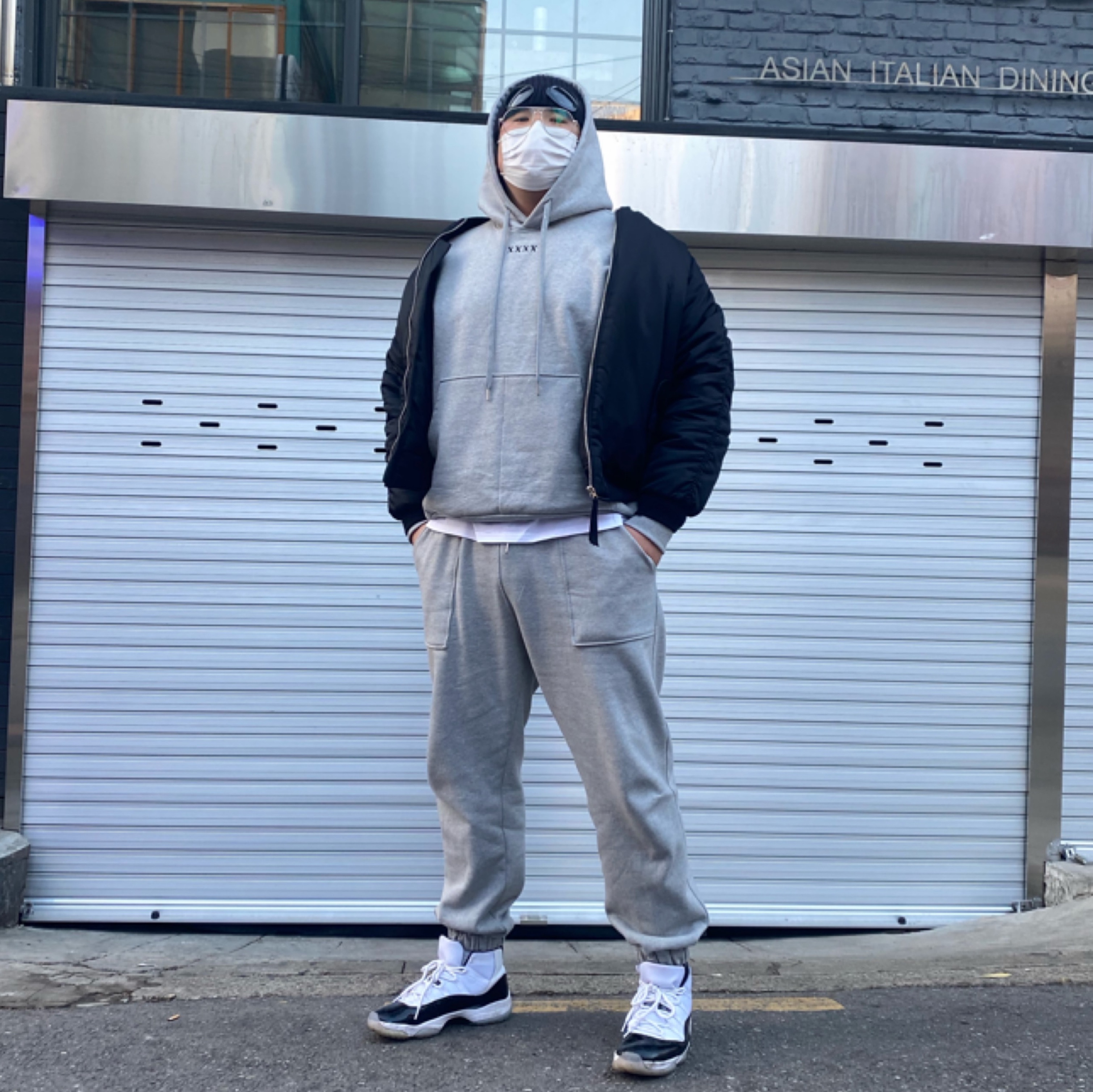 Jordan 11 Retro Concord 2018 착용 스타일