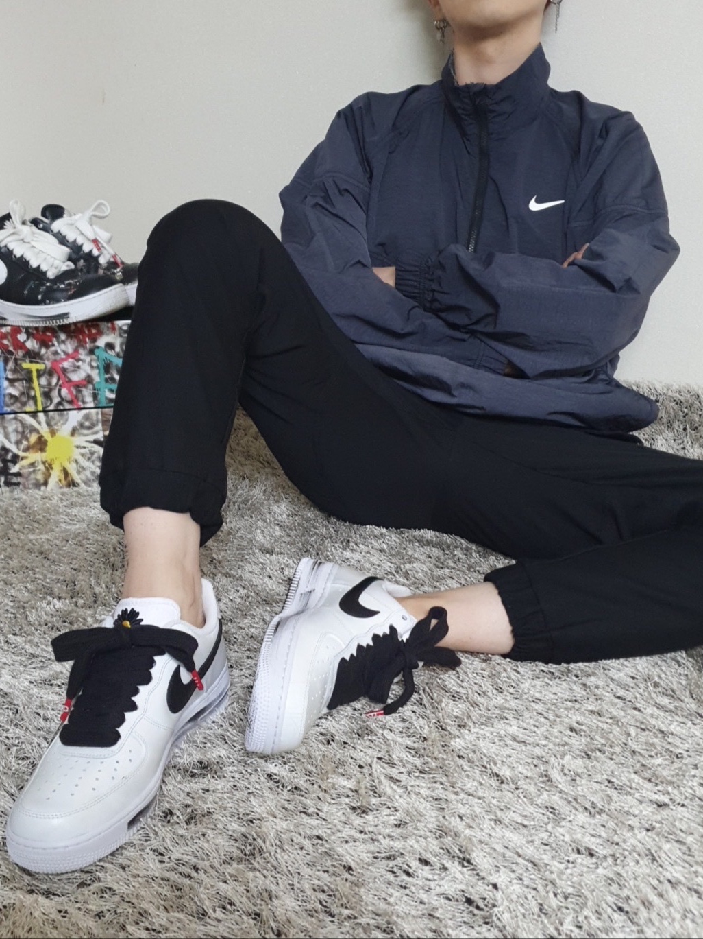 Nike x Peaceminusone Air Force 1 Low Para-Noise 2.0, Nike x Peaceminusone Air Force 1 Low Para-Noise 착용 스타일