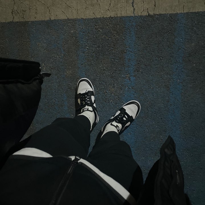Nike Dunk Low Retro Black 착용 스타일