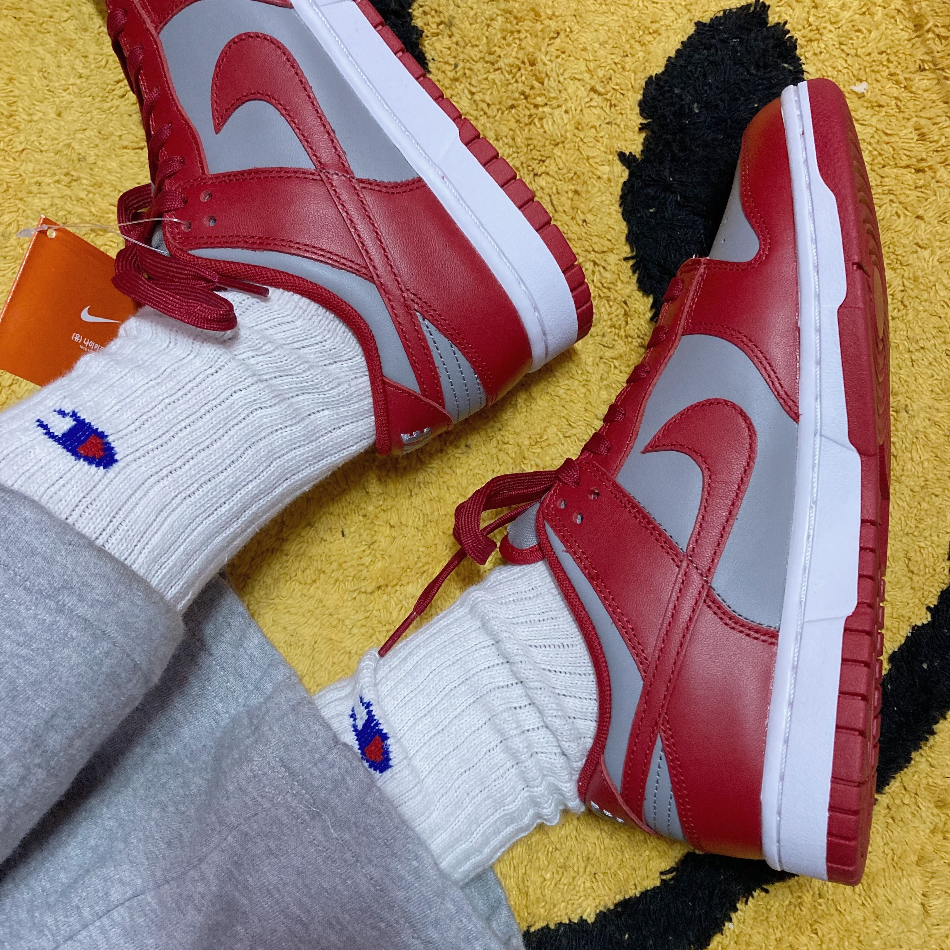 Nike Dunk Low Retro Medium Grey 착용 스타일