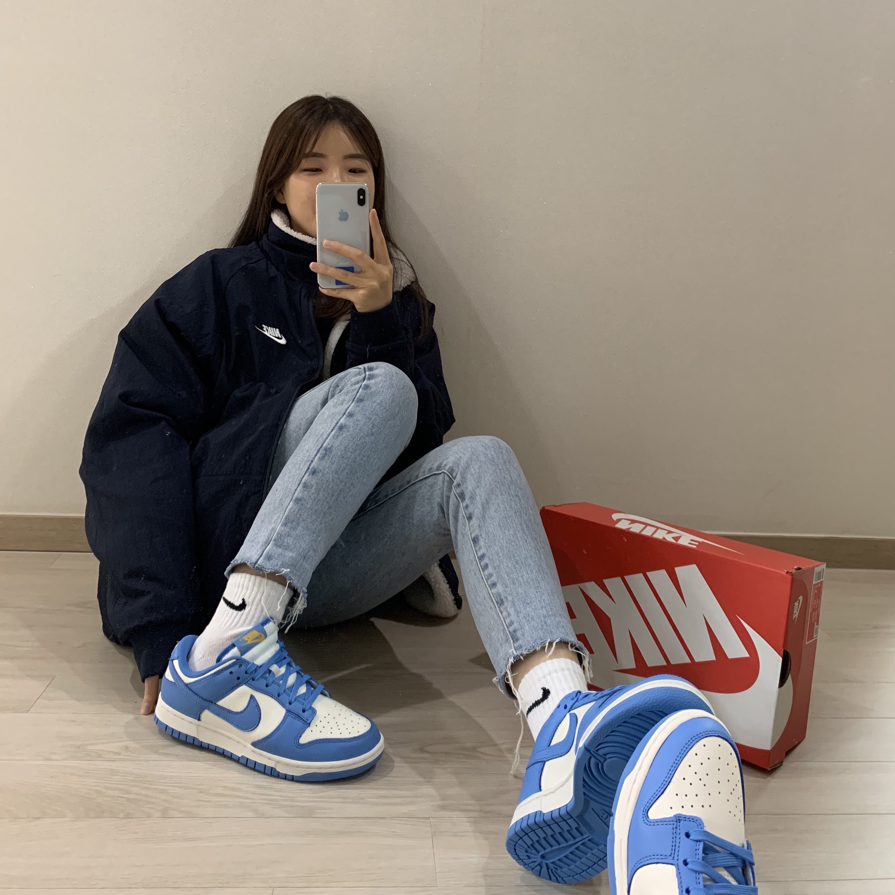 (W) Nike Dunk Low Coast 착용 스타일