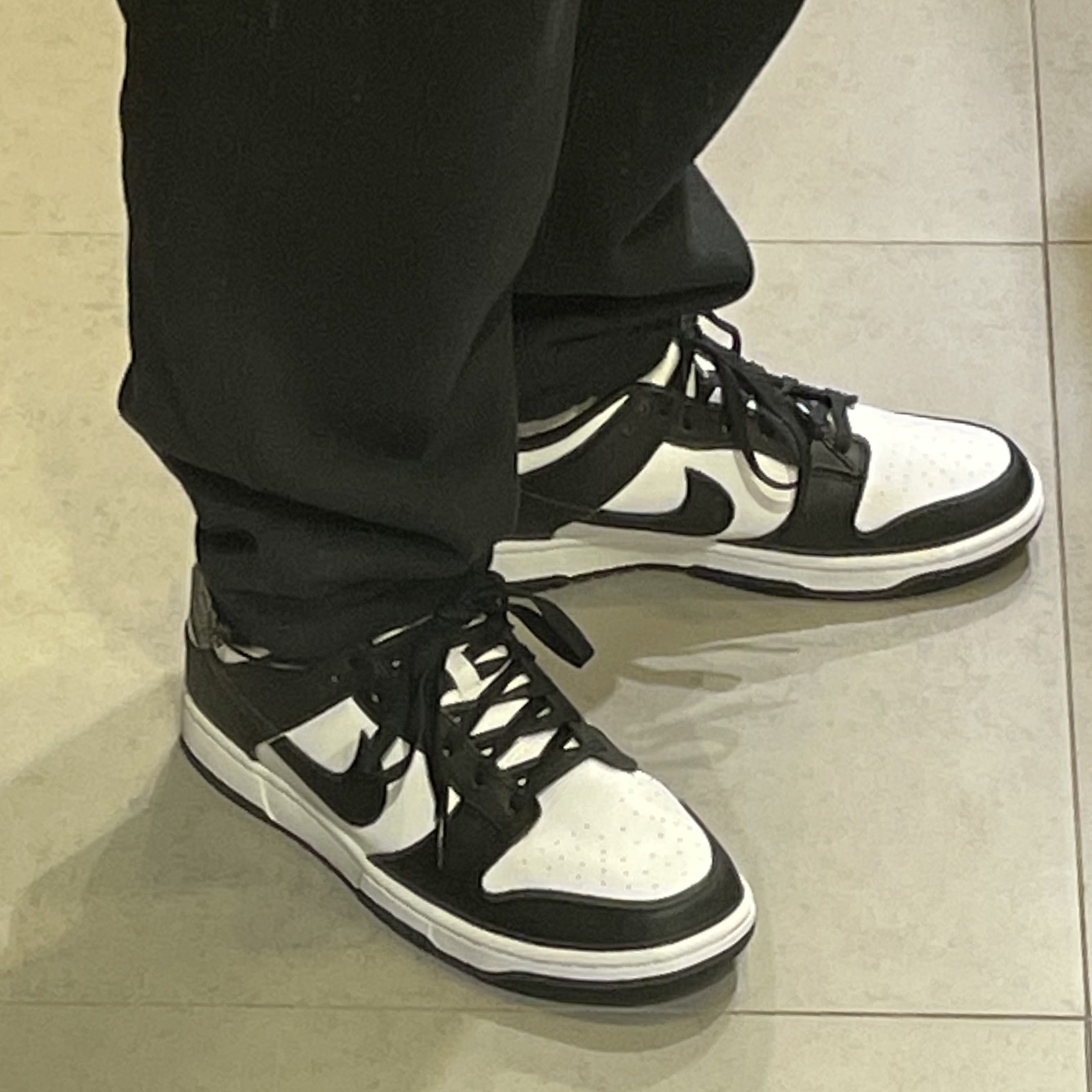 Nike Dunk Low Retro Black 착용 스타일