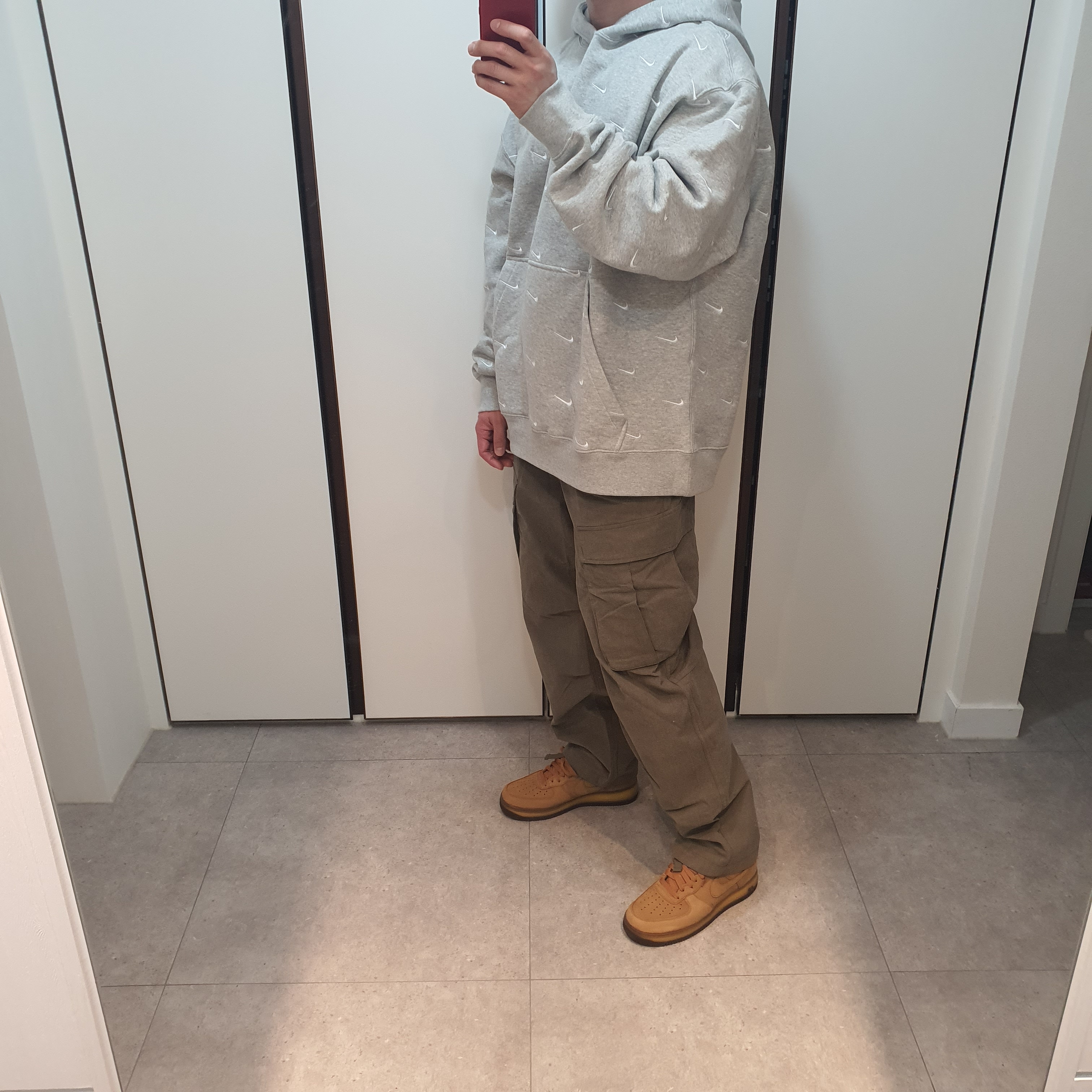 Nike Air Force 1 Low Retro SP Wheat Mocha 착용 스타일